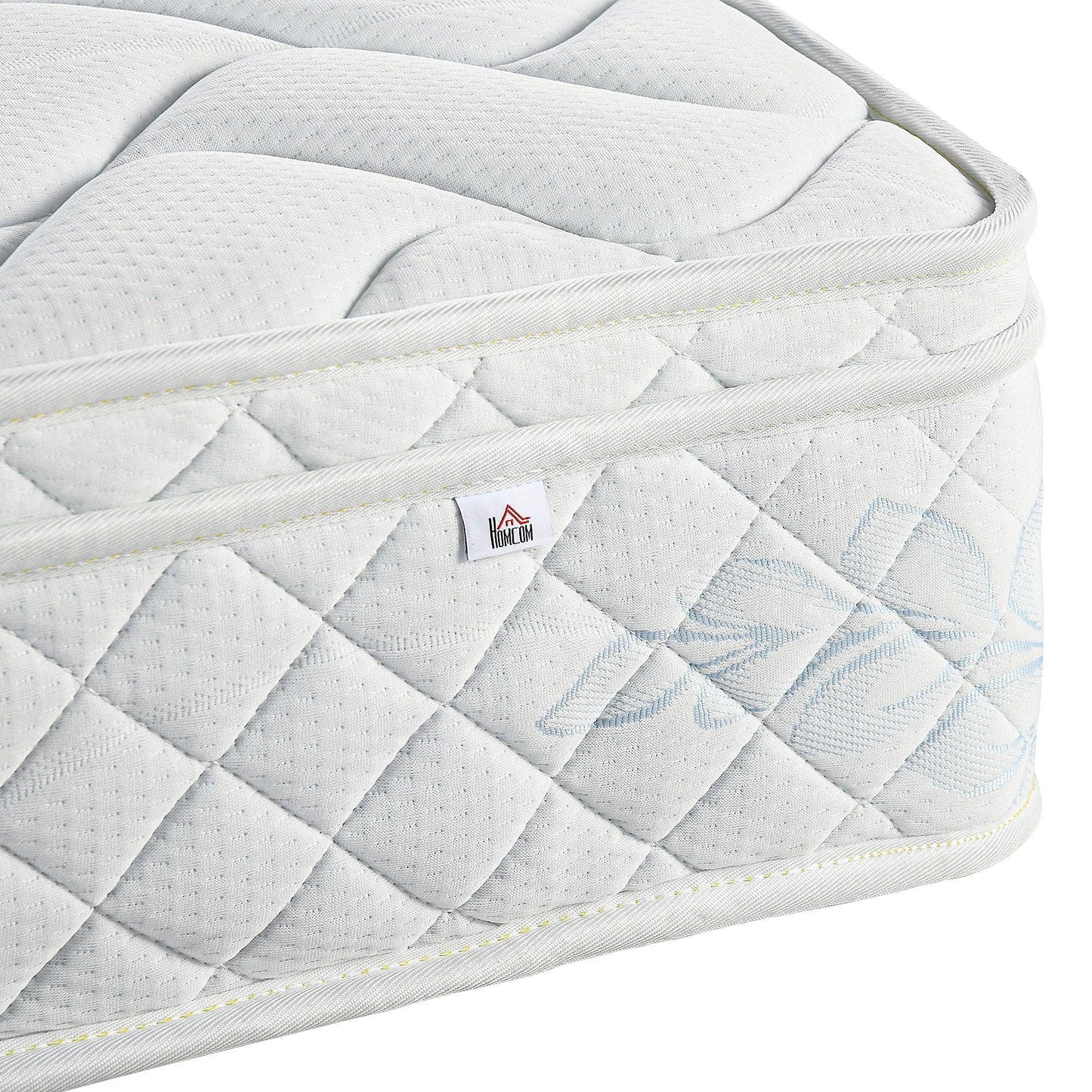 HOMCOM Double Mattress, Breathable Foam & Spring - ALL4U RETAILER LTD