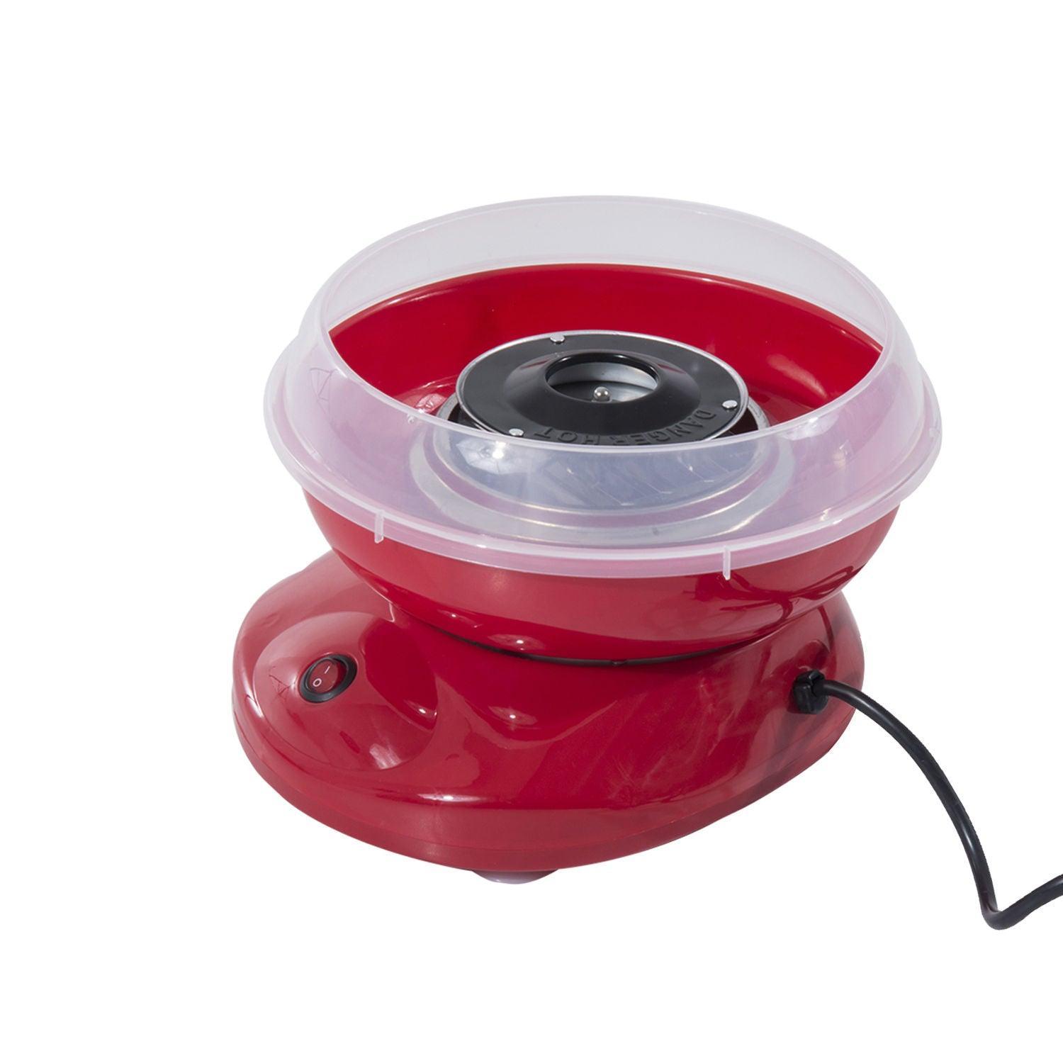HOMCOM Electric Cotton Candy Machine - Red - ALL4U RETAILER LTD