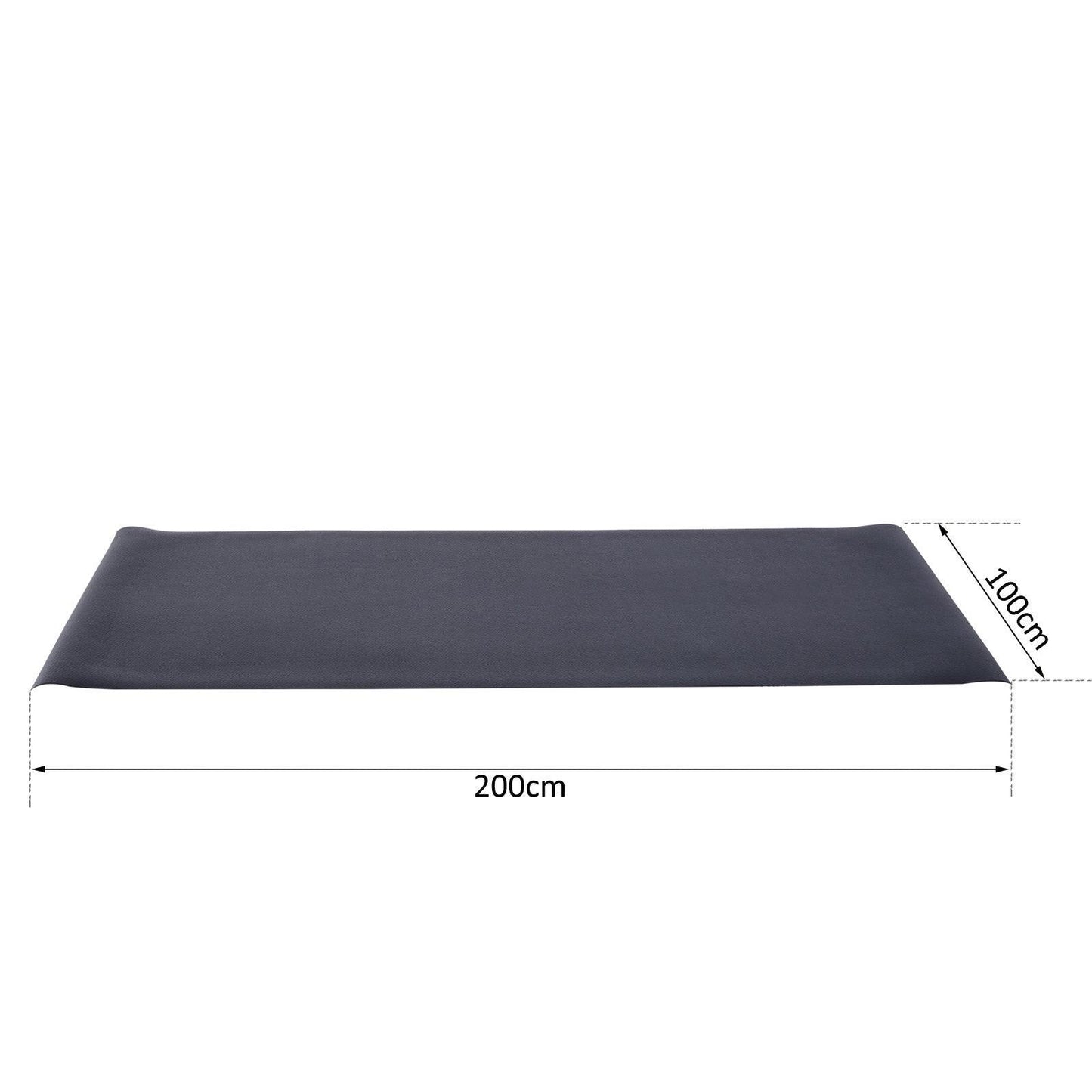 HOMCOM Floor-Protecting Exercise Equipment Mat | Non-Slip - ALL4U RETAILER LTD