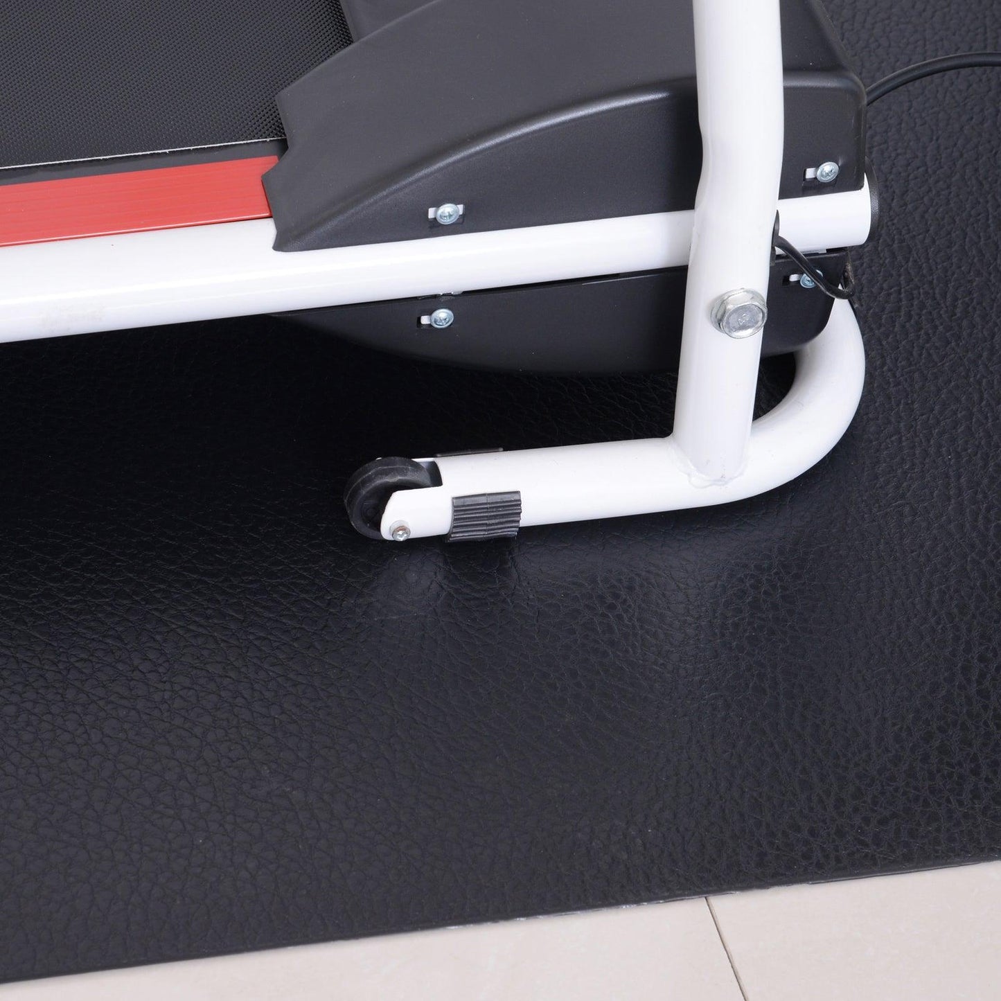 HOMCOM Floor-Protecting Exercise Equipment Mat | Non-Slip - ALL4U RETAILER LTD