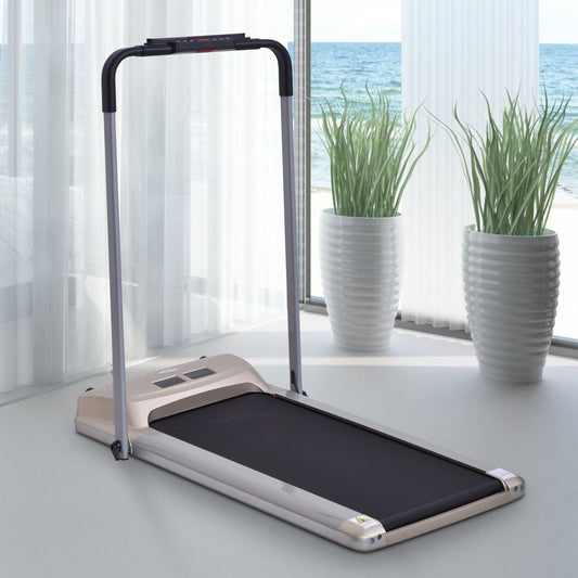 HOMCOM Foldable Treadmill - Easy and Safe Home Exercise - ALL4U RETAILER LTD