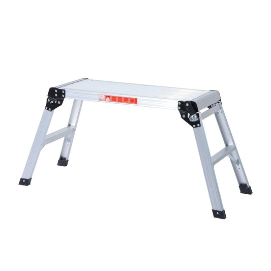 HOMCOM Folding Aluminum Workstand - Compact and Convenient - ALL4U RETAILER LTD