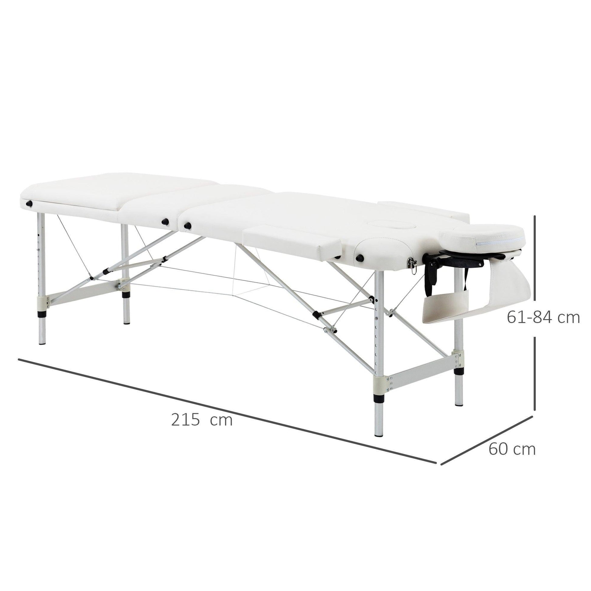 HOMCOM Massage Table: Portable & Comfortable - ALL4U RETAILER LTD