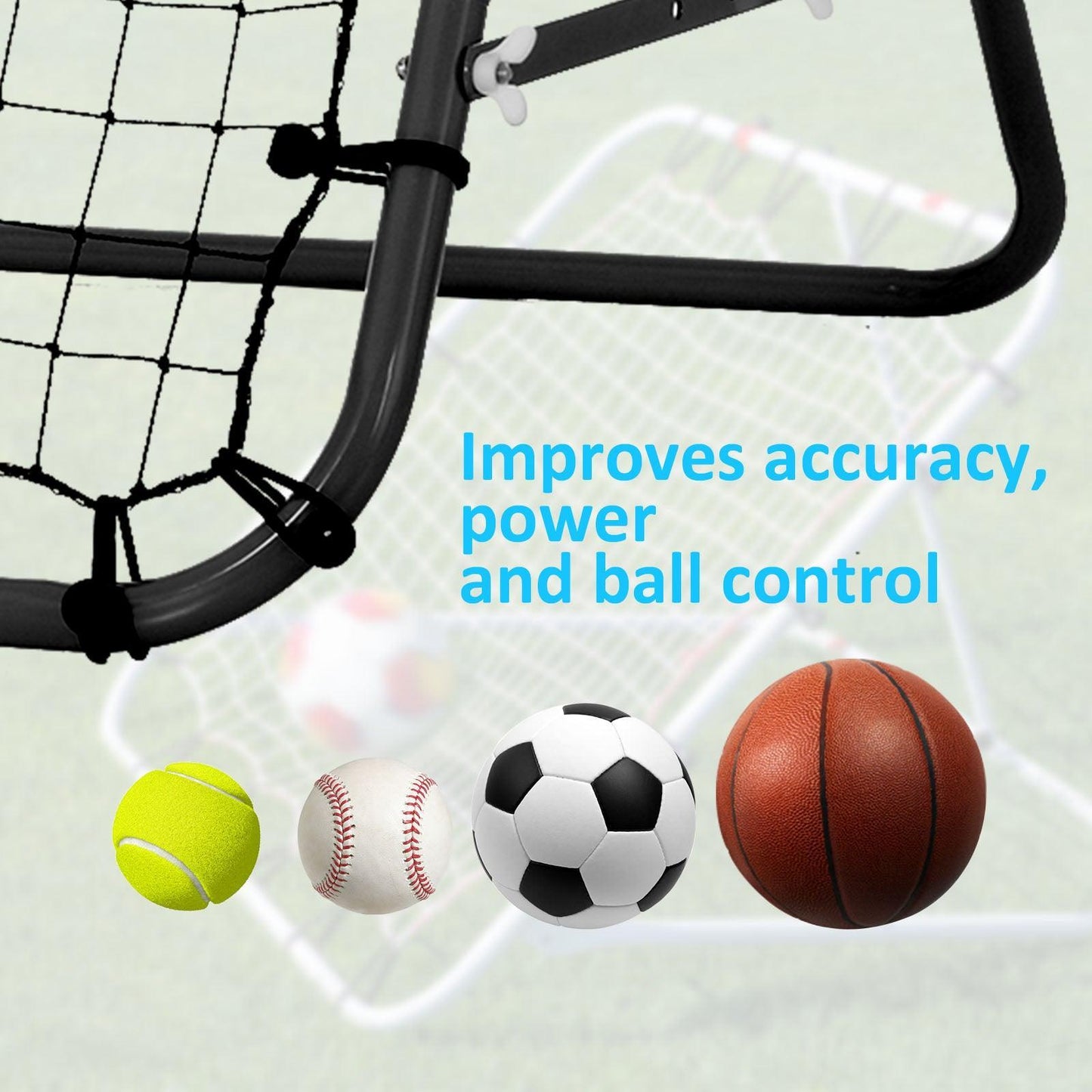 HOMCOM Football Training Aid - Multi-Sports Practice - ALL4U RETAILER LTD