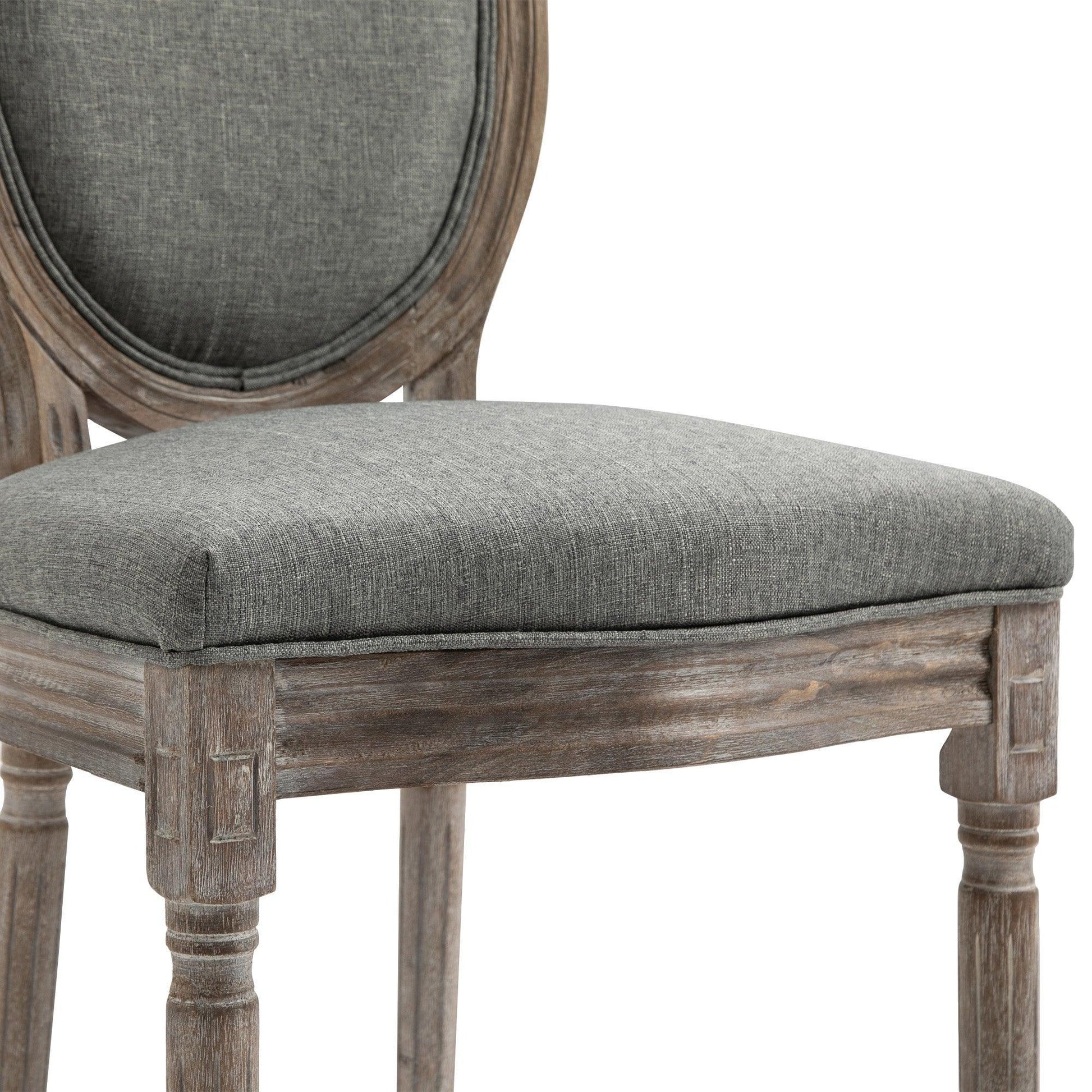 HOMCOM French-Style Dining Chairs: Elegant Set of 2 - ALL4U RETAILER LTD