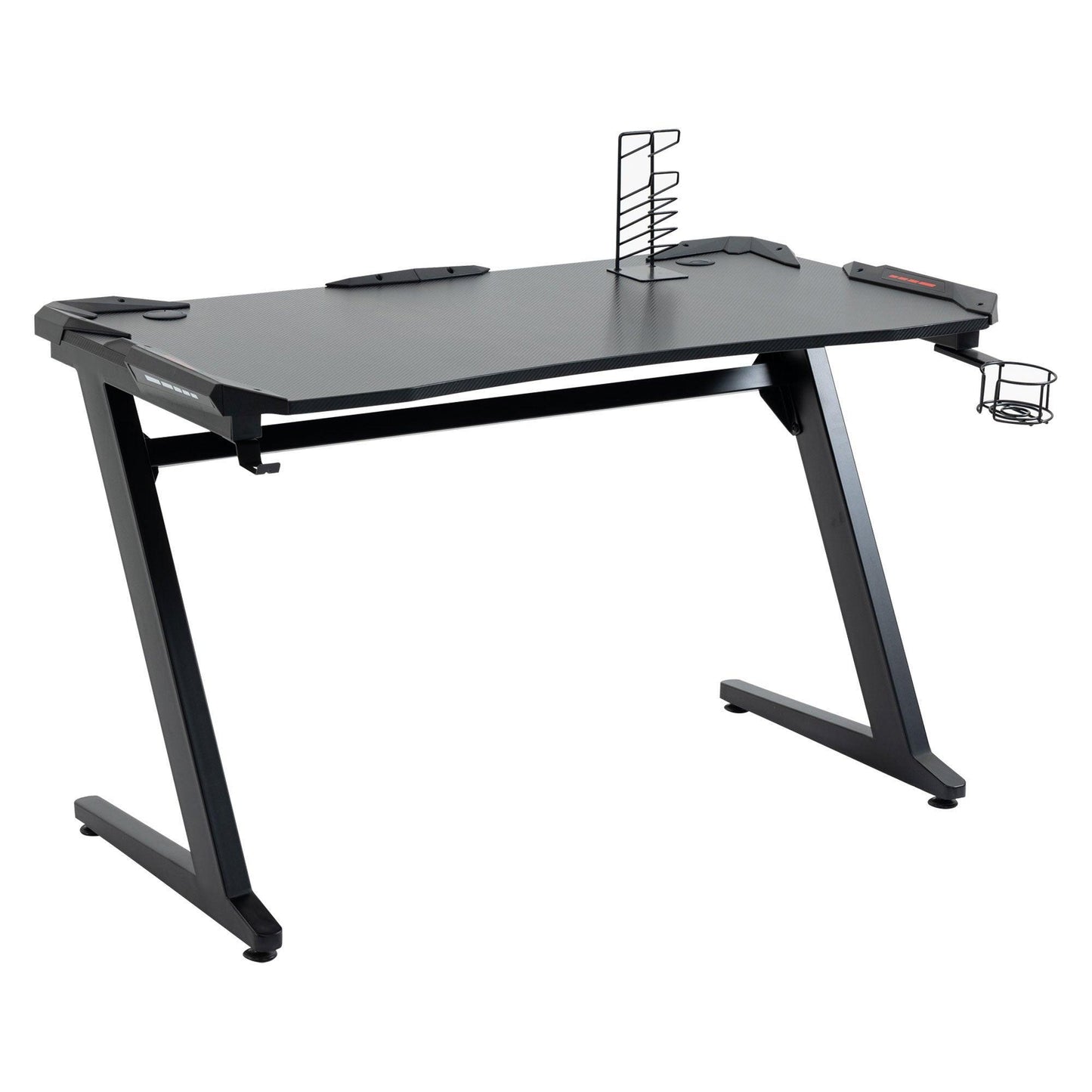 HOMCOM Gaming Desk: Ergonomic & Compact Workstation - ALL4U RETAILER LTD