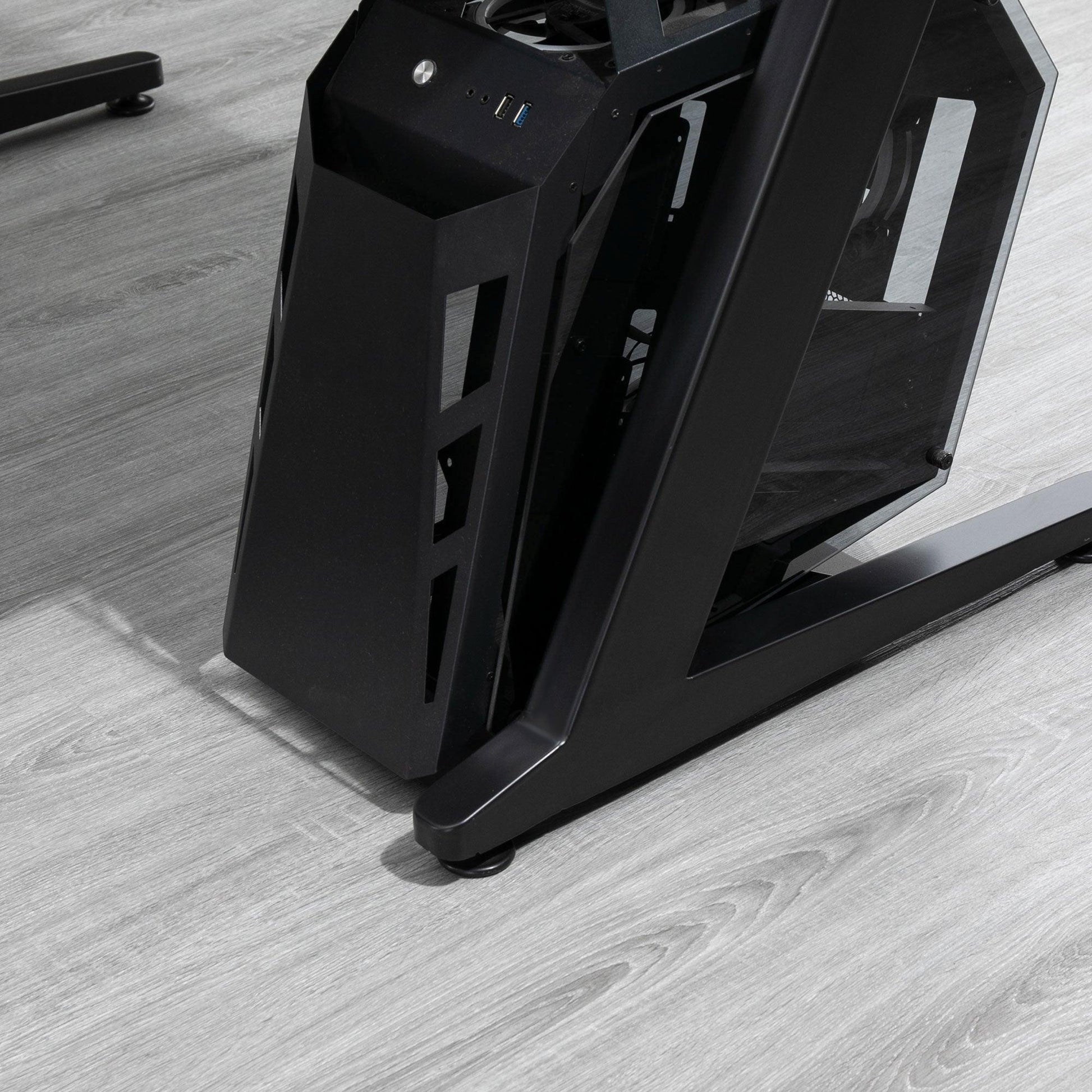 HOMCOM Gaming Desk: Ergonomic & Compact Workstation - ALL4U RETAILER LTD