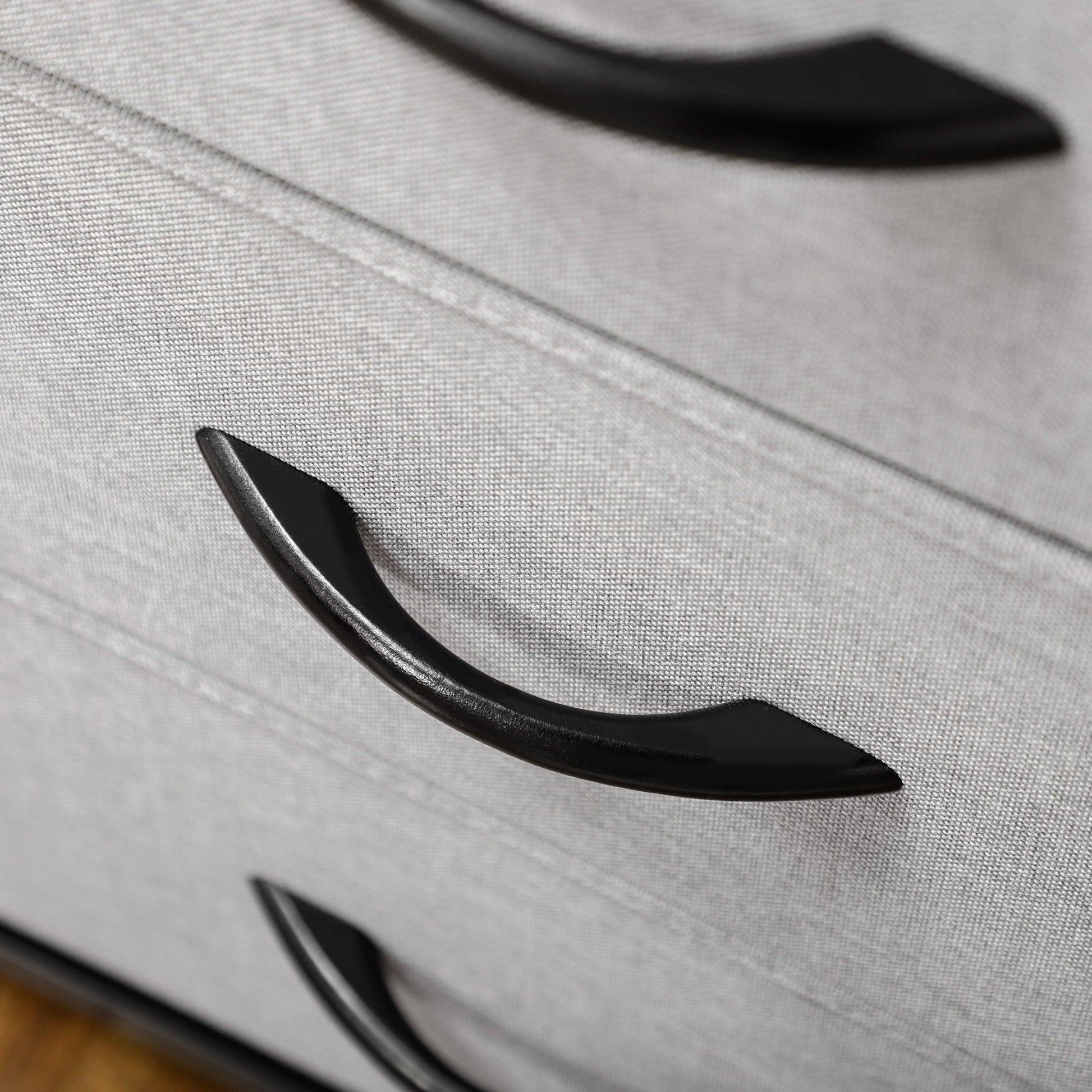 HOMCOM Grey Fabric Chest: 6-Drawer Industrial Dresser+ - ALL4U RETAILER LTD