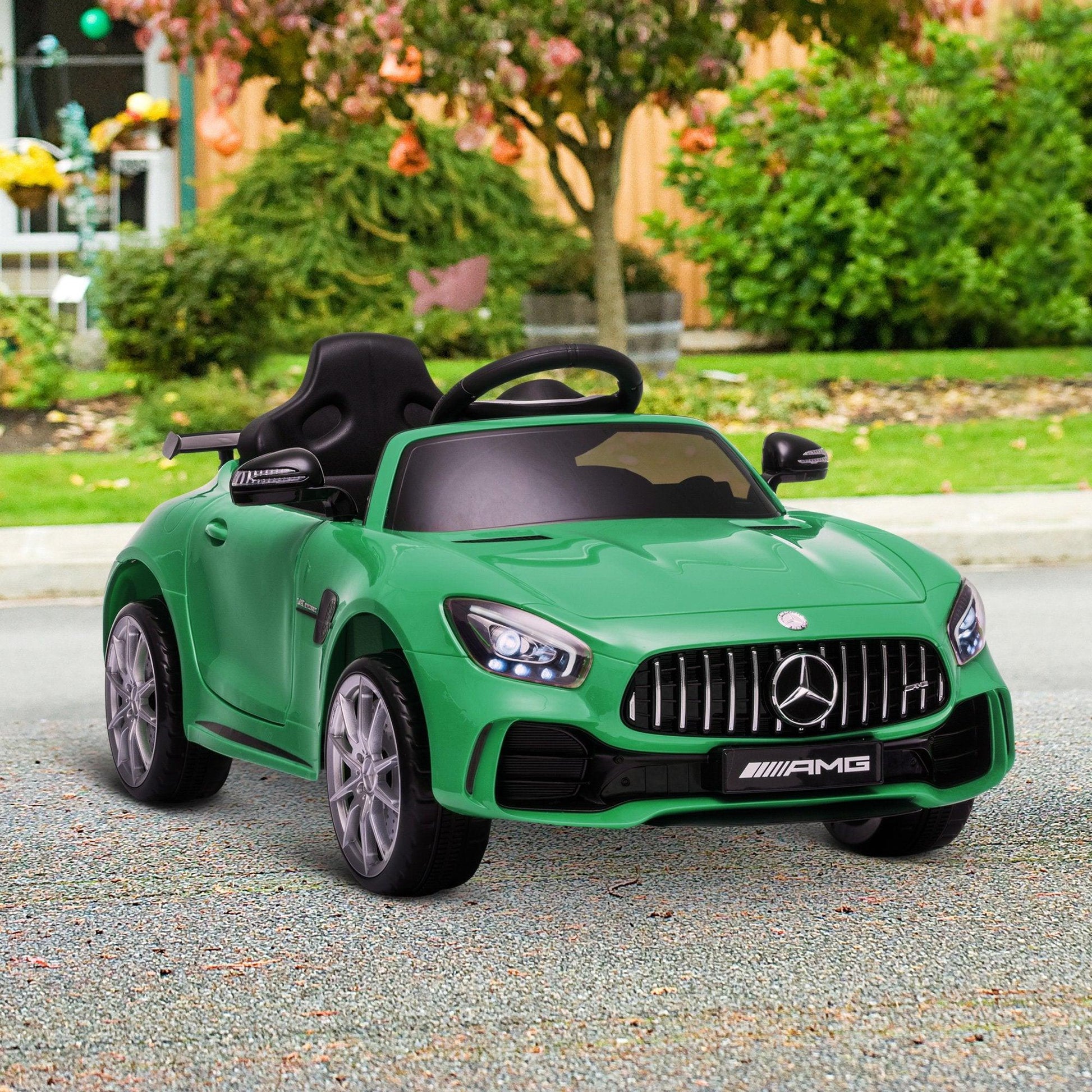 HOMCOM GTR Ride-On Car for Kids | Green - ALL4U RETAILER LTD