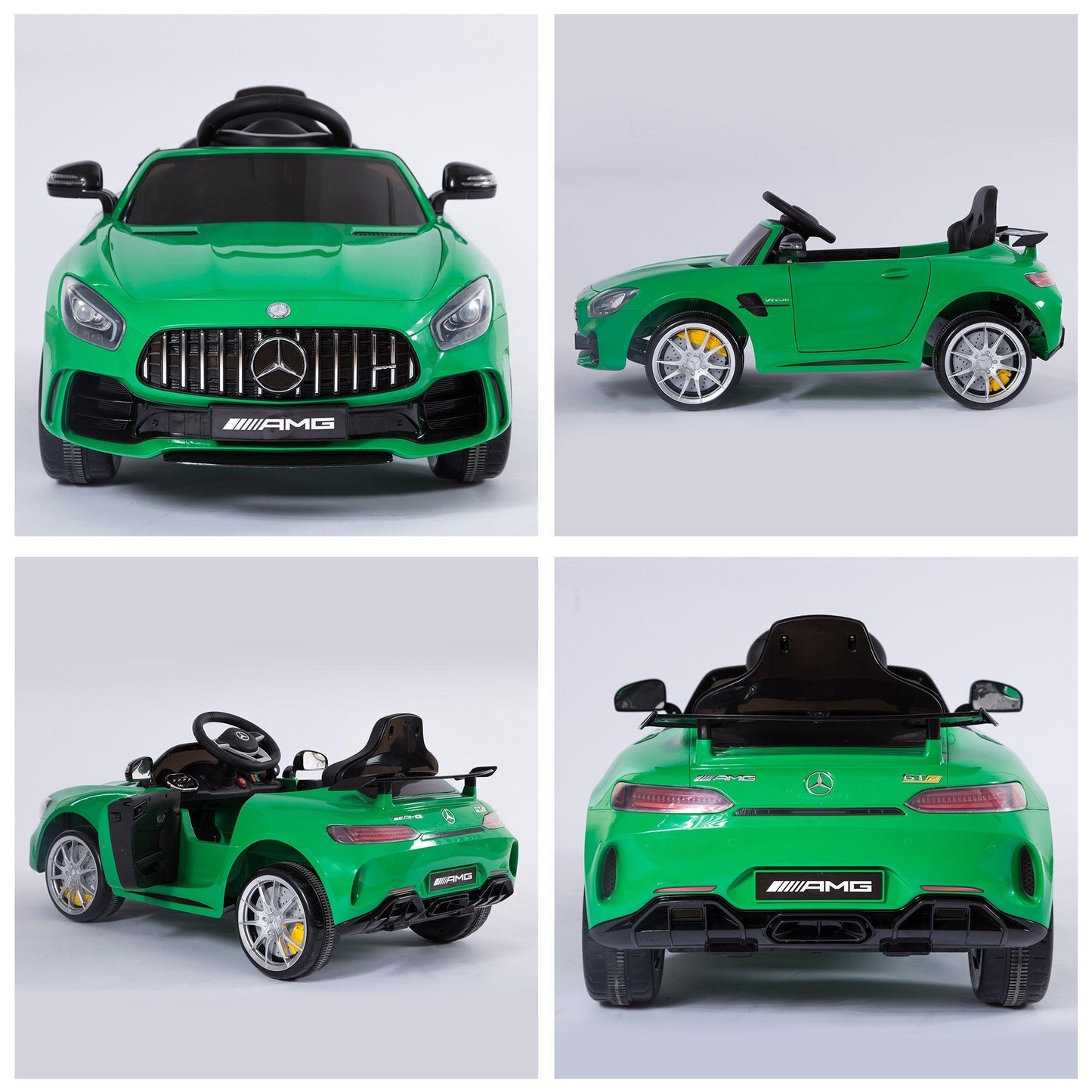 HOMCOM GTR Ride-On Car for Kids | Green - ALL4U RETAILER LTD