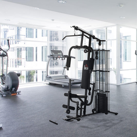 HOMCOM Gym System: Strength Training Machine - ALL4U RETAILER LTD