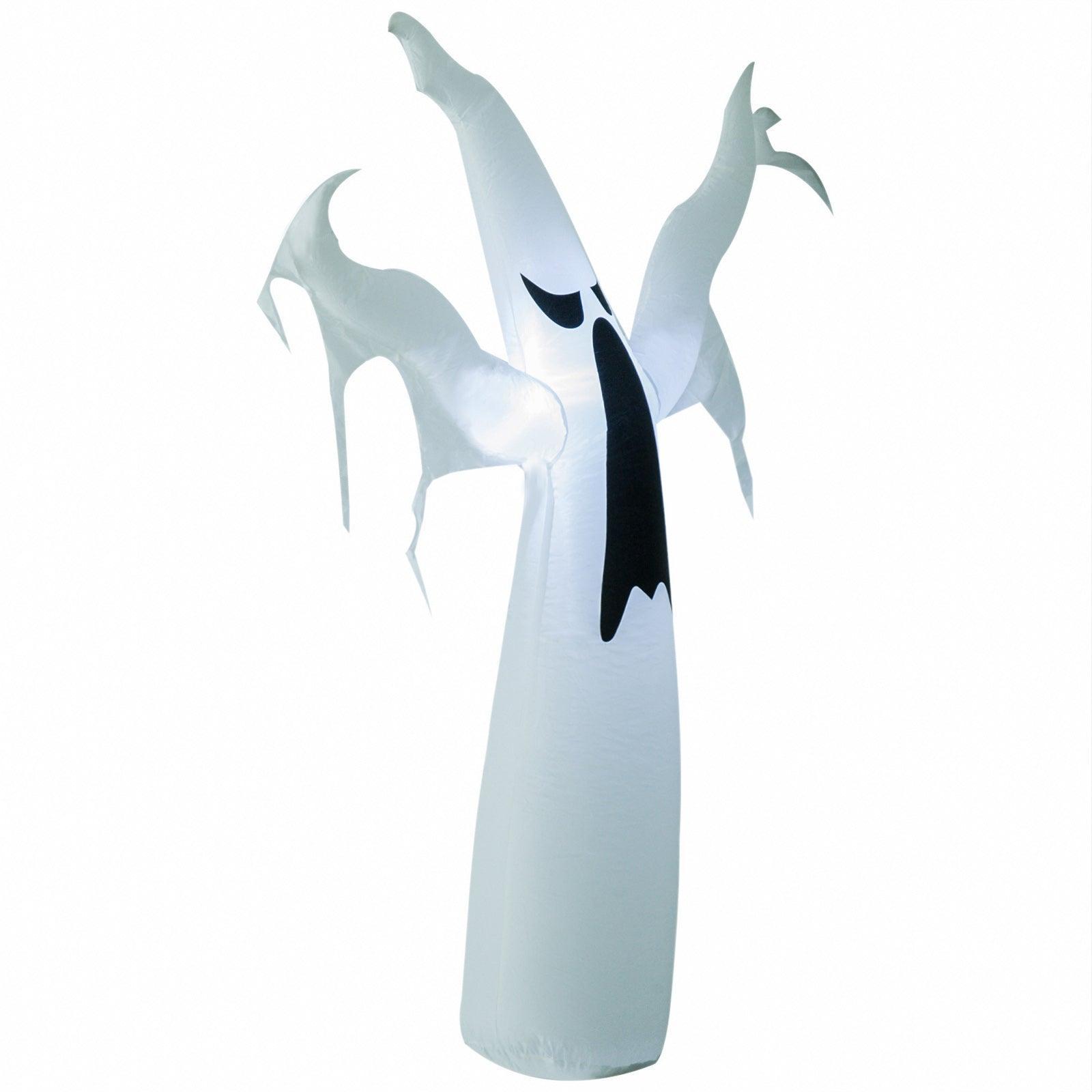 HOMCOM Halloween Ghost Decoration - 1.2M Outdoor Scary Ghost - ALL4U RETAILER LTD