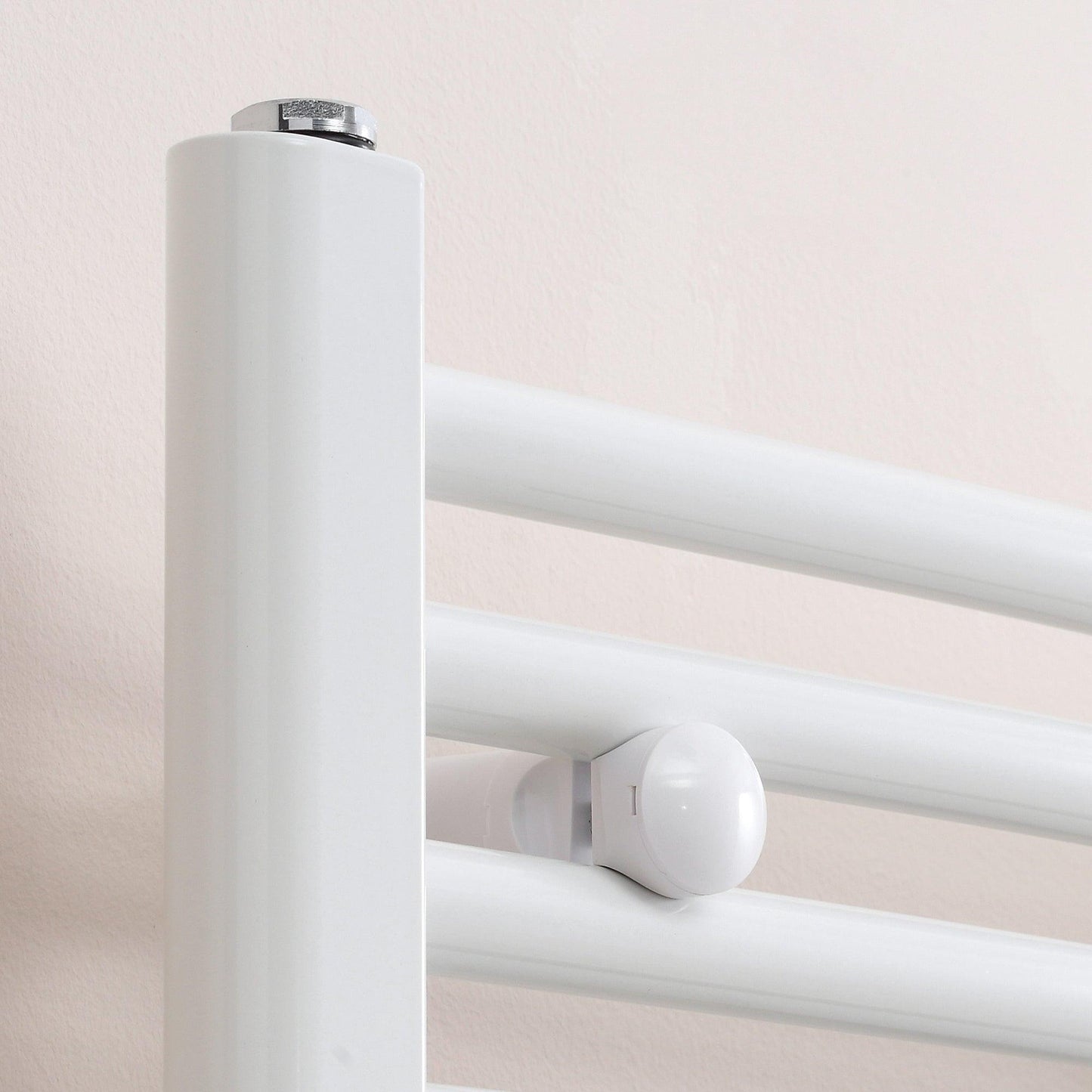 HOMCOM Heated Towel Rail - White, 600x700mm - ALL4U RETAILER LTD