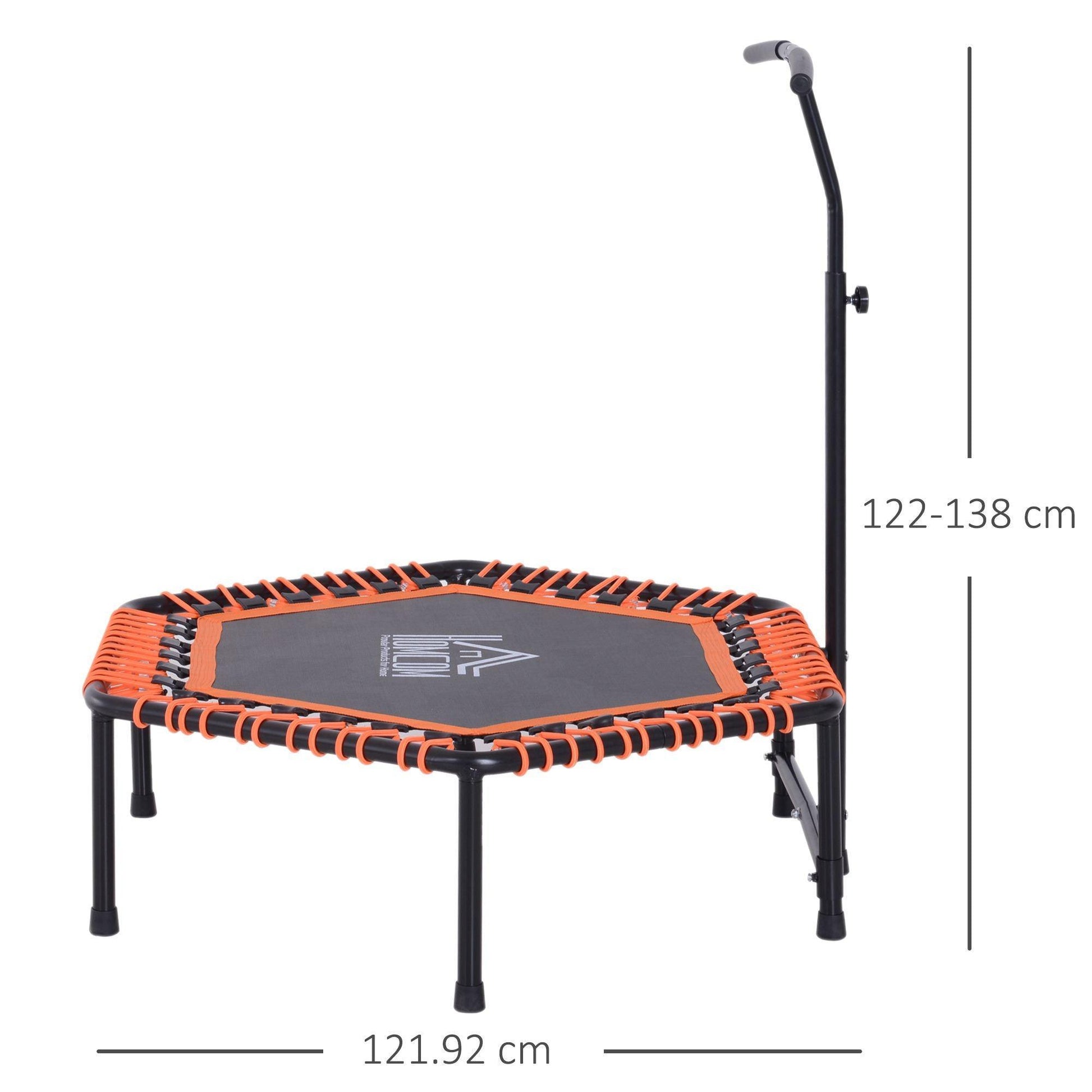 HOMCOM Hexagonal Bungee Rebounder - Adjustable Handle - ALL4U RETAILER LTD