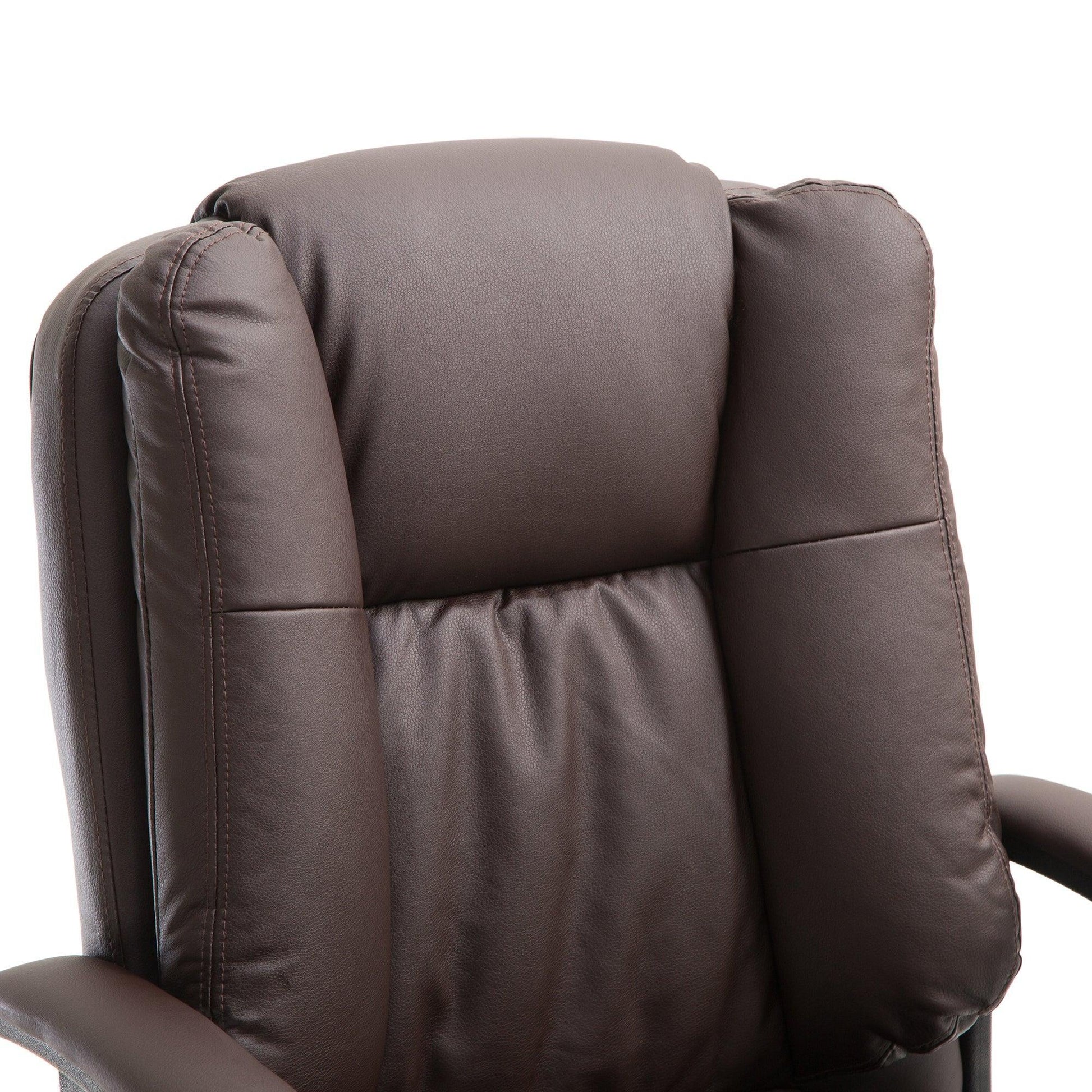 HOMCOM Home Office Chair with Swivel, Padding and Wheels - ALL4U RETAILER LTD