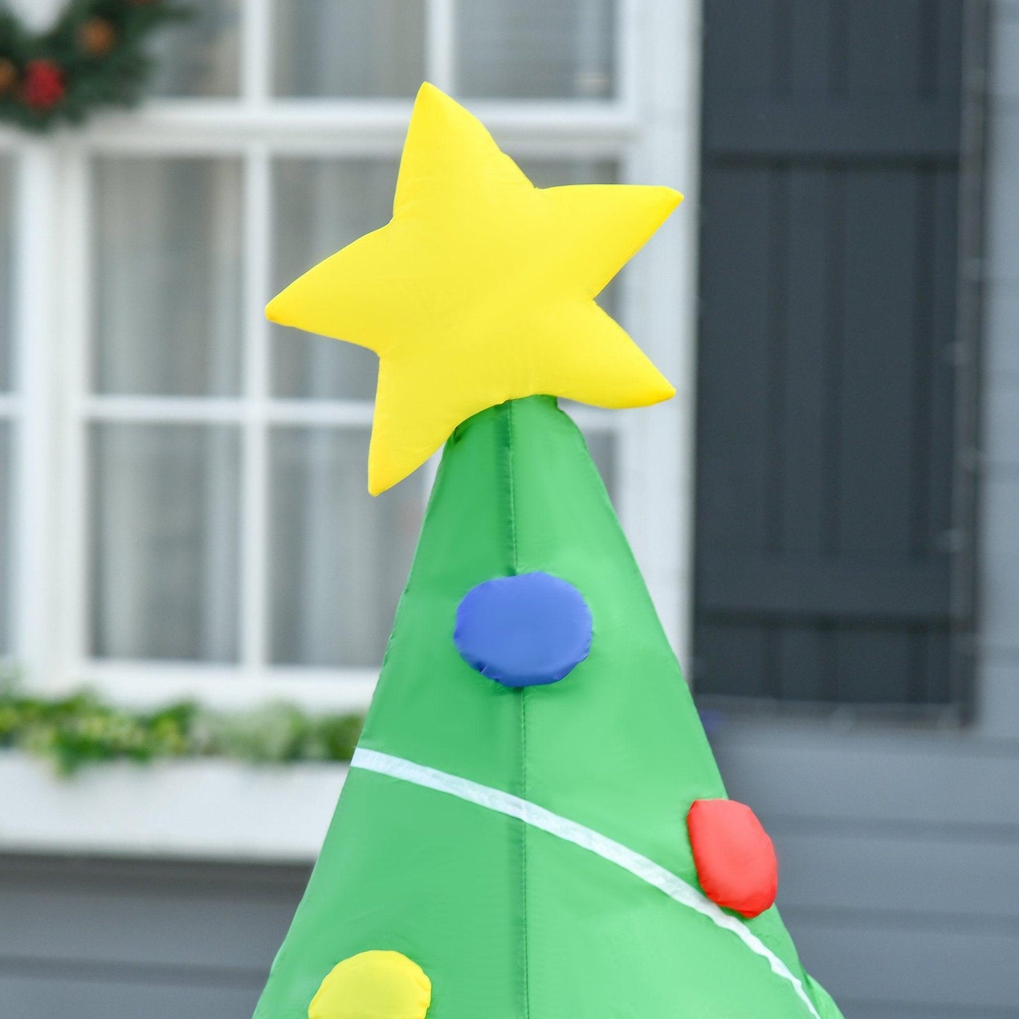 HOMCOM Inflatable Christmas Tree with LED Lights - 1.5m - ALL4U RETAILER LTD