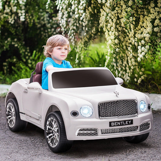 HOMCOM Kids Ride On Car w/ Remote - 12V Battery, Music & Lights - ALL4U RETAILER LTD