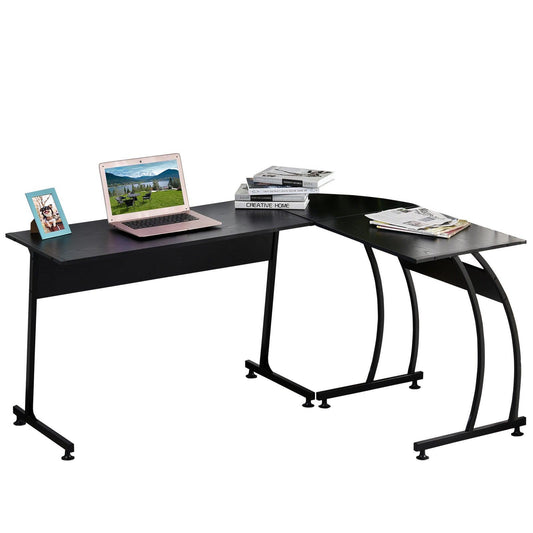 HOMCOM L Shape Computer Desk: Stylish & Space-saving Solution - ALL4U RETAILER LTD