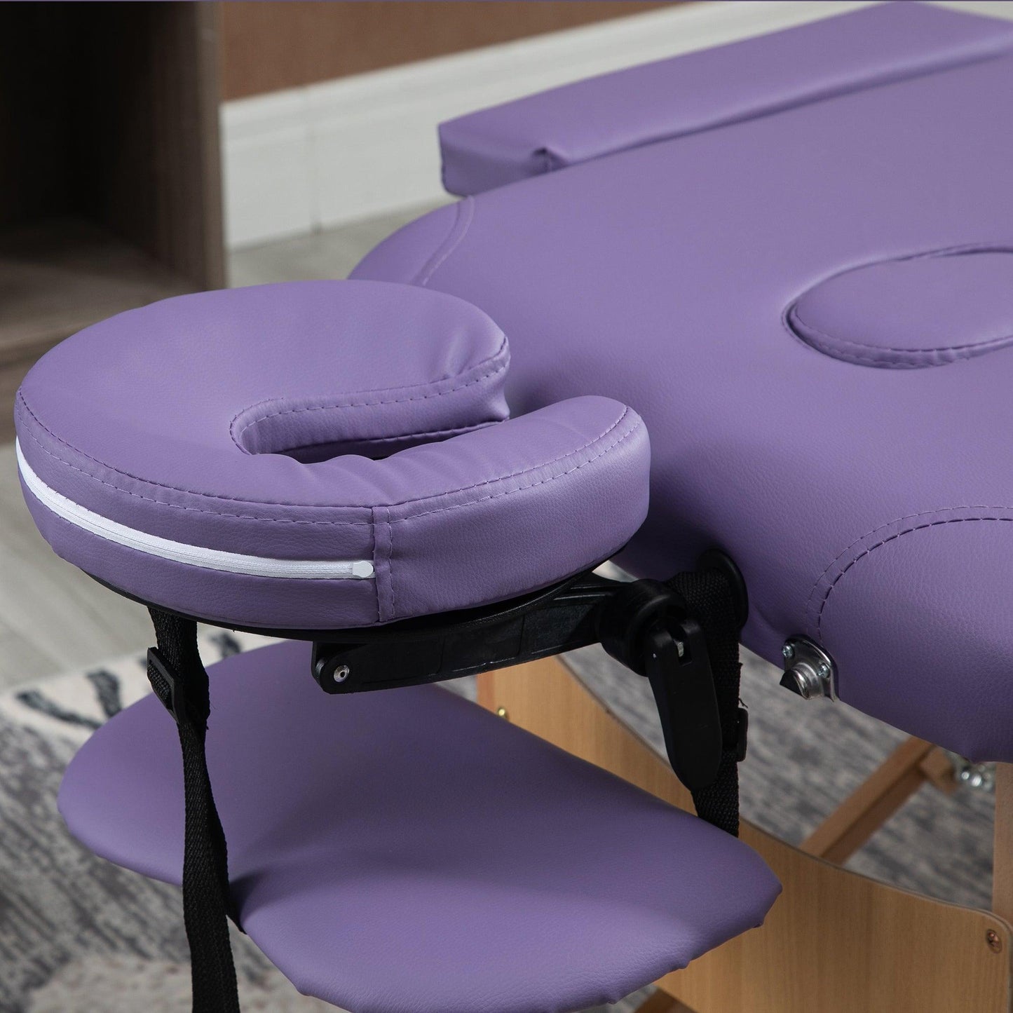 HOMCOM Massage Table Portable Folding Spa Bed - ALL4U RETAILER LTD