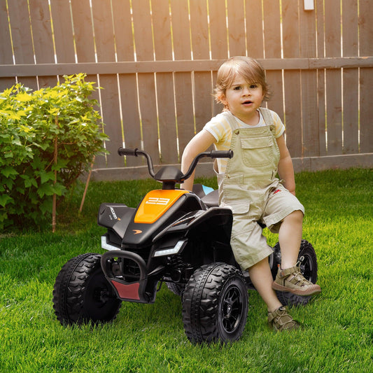 HOMCOM McLaren 12V Quad Bike - 3-8 Years - ALL4U RETAILER LTD