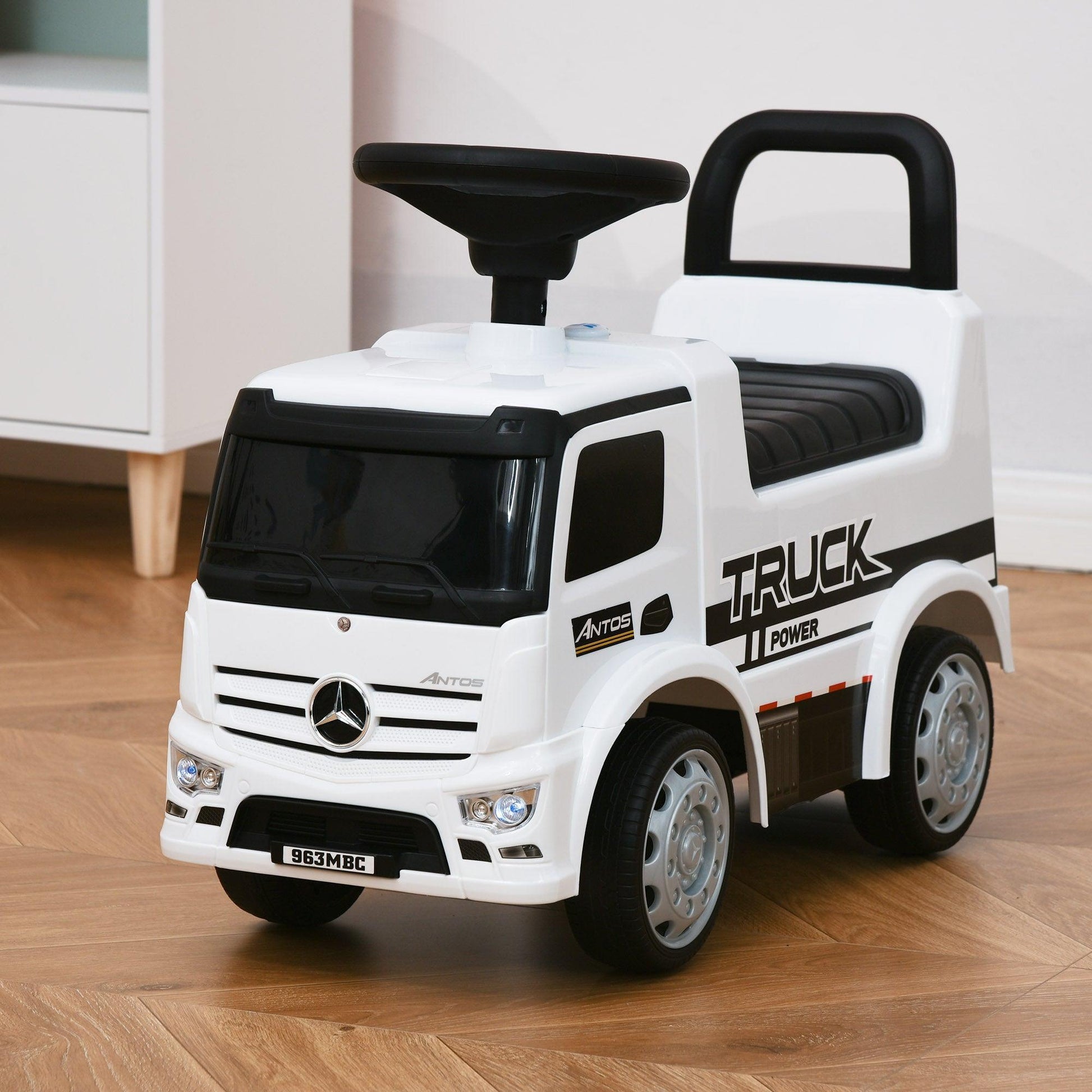 HOMCOM Mercedes-Benz Toddler Ride-On Car: 3-in-1 Design - ALL4U RETAILER LTD