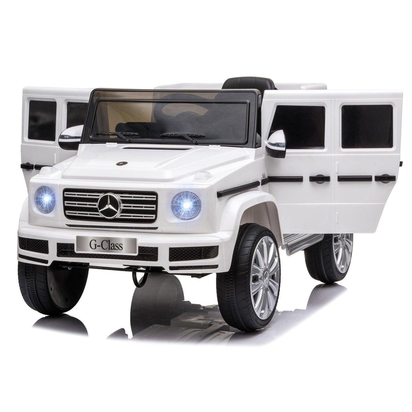 HOMCOM Mercedes G500 Ride-On Car with Remote- 12V, Music, Lights - ALL4U RETAILER LTD