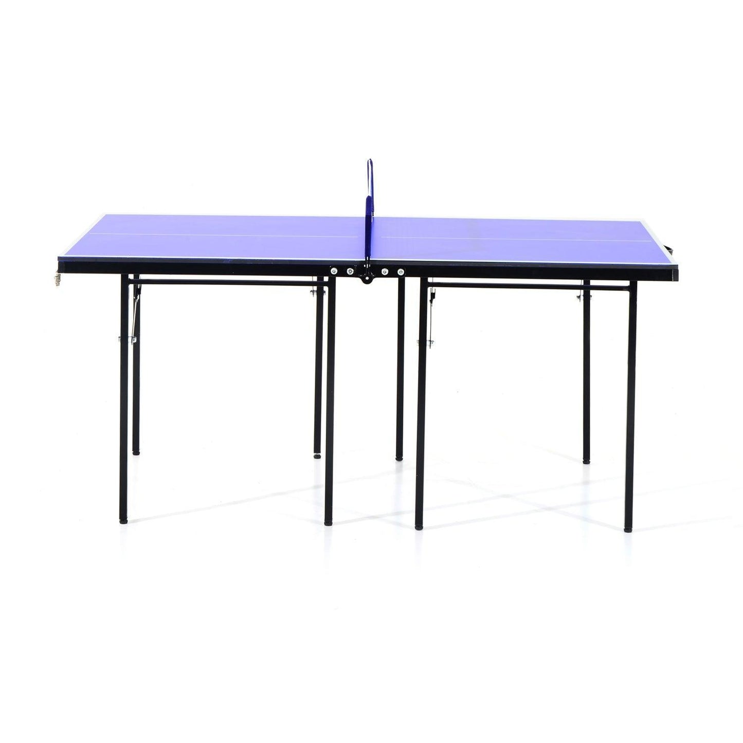 HOMCOM Mini Ping Pong Table Set - Compact & Portable - ALL4U RETAILER LTD