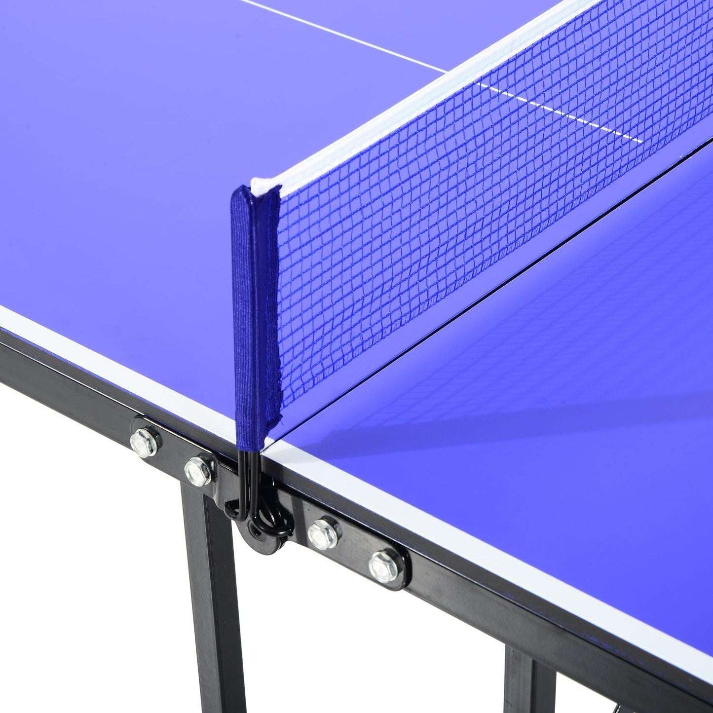 HOMCOM Mini Ping Pong Table Set - Compact & Portable - ALL4U RETAILER LTD