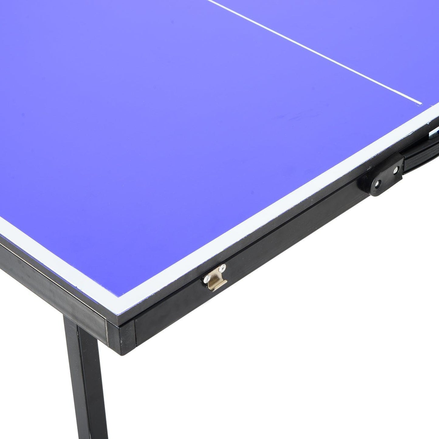 HOMCOM Mini Ping Pong Table Set - Compact & Portable - ALL4U RETAILER LTD