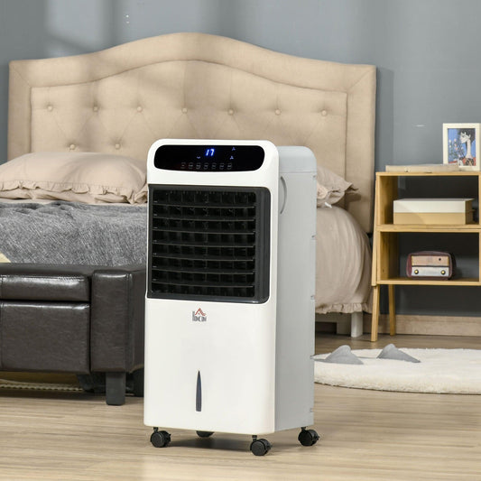 HOMCOM Mobile Air Cooler - 3 Modes, Remote Control, Timer - ALL4U RETAILER LTD