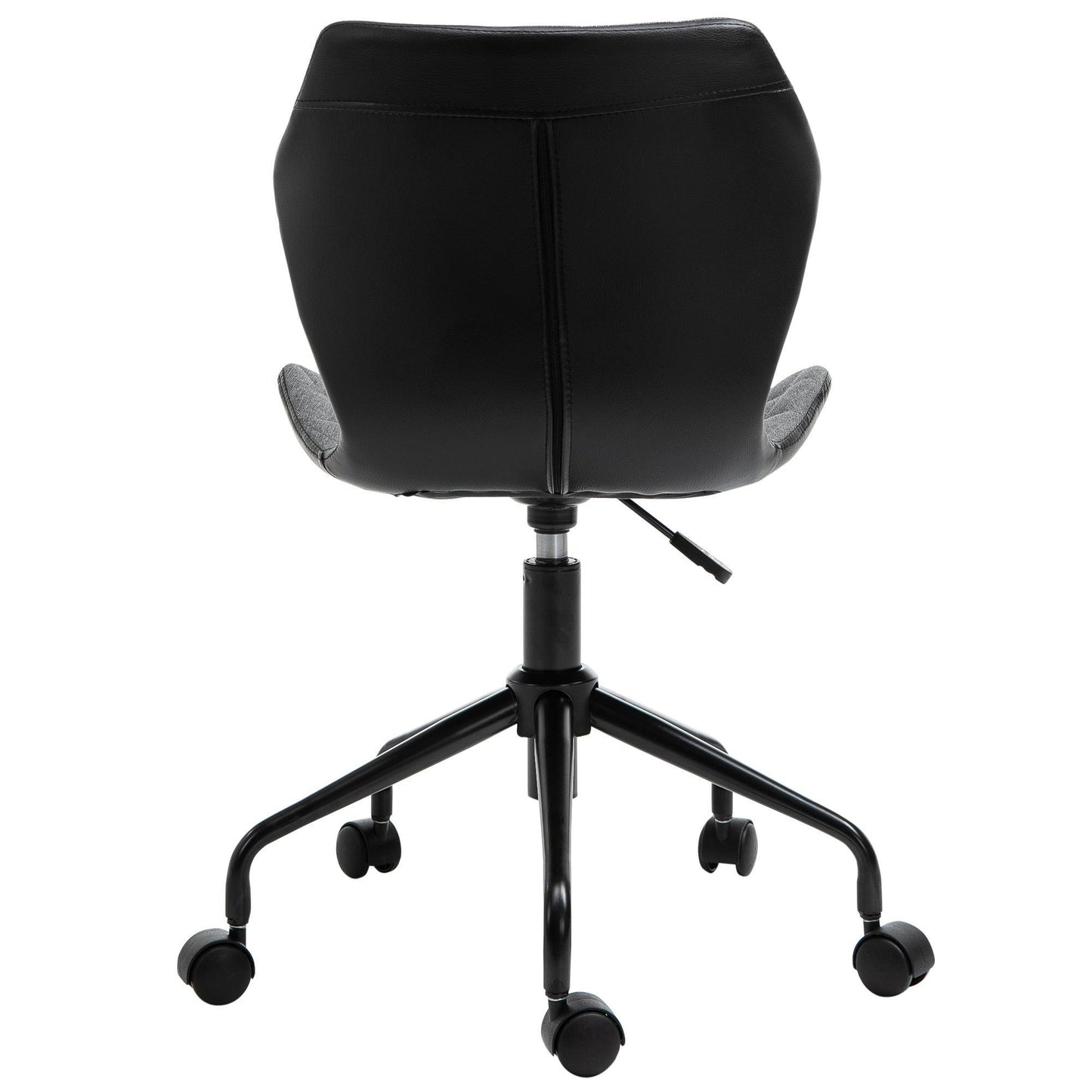 HOMCOM Office Swivel Desk Chair - Grey - ALL4U RETAILER LTD