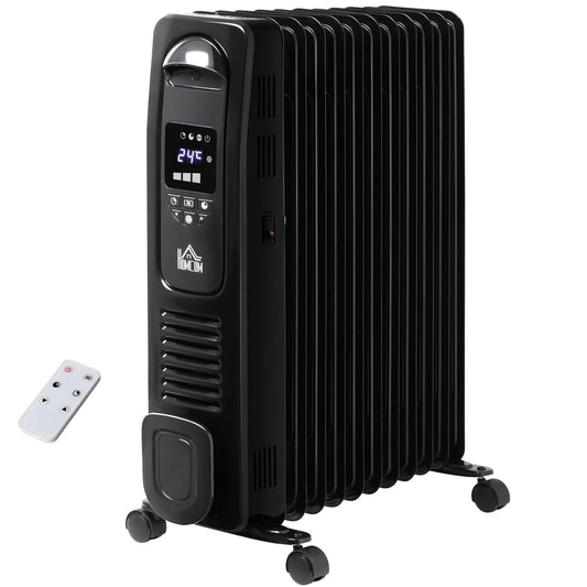 HOMCOM Oil Filled Radiator Heater - Compact & Efficient - ALL4U RETAILER LTD