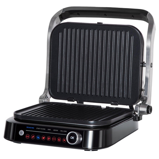 HOMCOM Panini Press: Efficient 2100W Grill - ALL4U RETAILER LTD