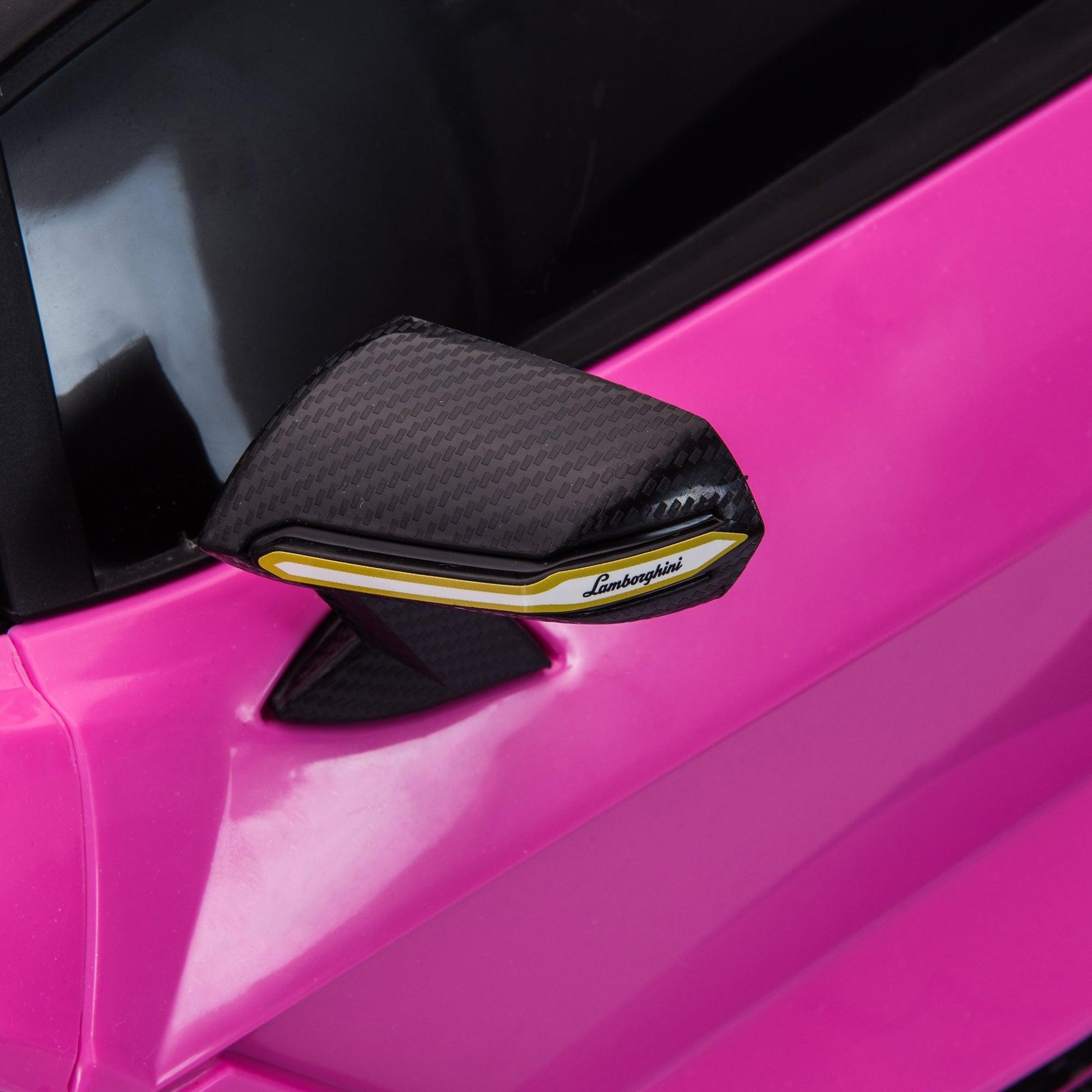 HOMCOM Pink Lamborghini SIAN Ride-On Car - ALL4U RETAILER LTD