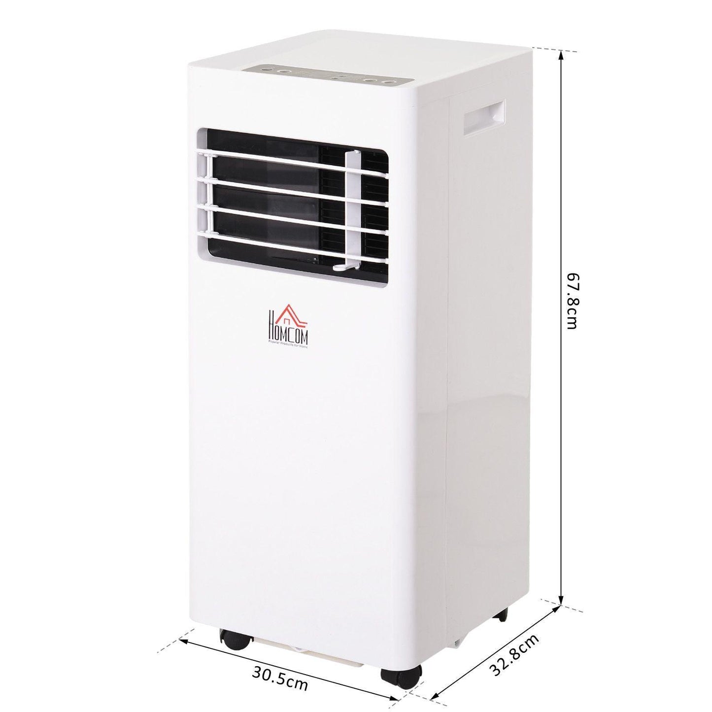 HOMCOM Portable AC - Cooling, Dehumidifying, Ventilating - ALL4U RETAILER LTD