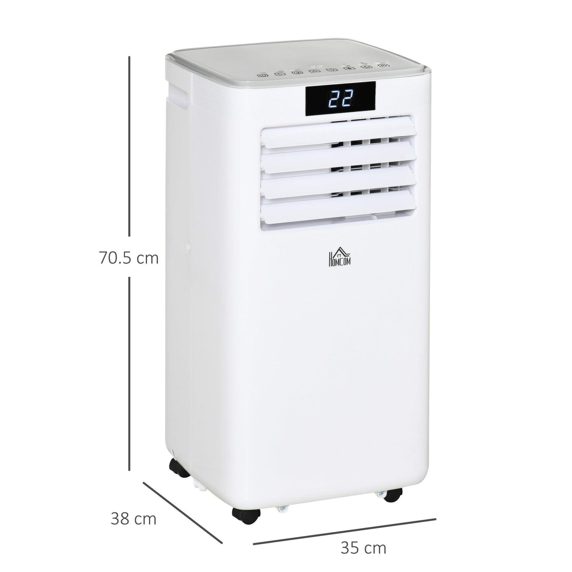 HOMCOM Portable AC Unit: 7000 BTU for Efficient Cooling - ALL4U RETAILER LTD