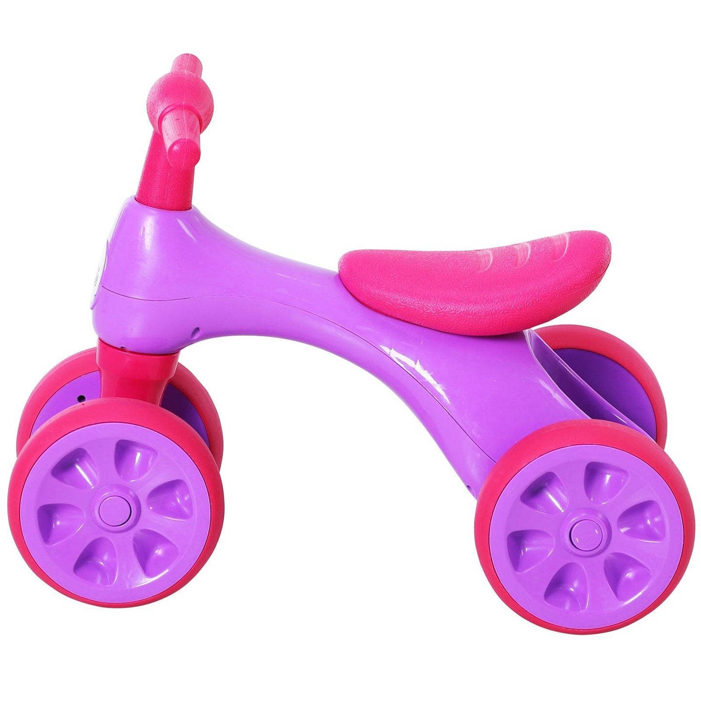 HOMCOM Purple Toddler Ride-On Toy - ALL4U RETAILER LTD