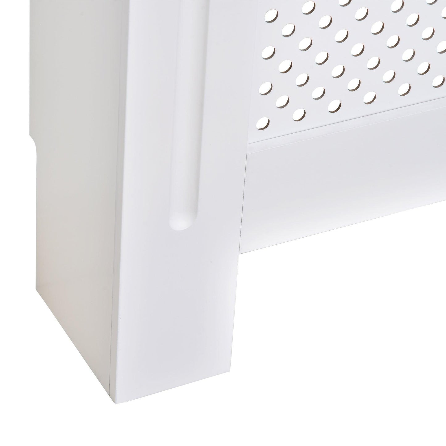 HOMCOM Radiator Cover - Modern White Design (Small) - ALL4U RETAILER LTD