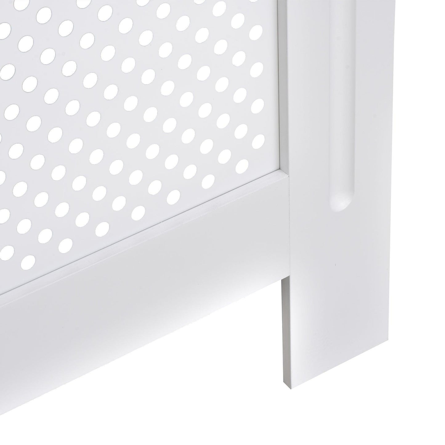 HOMCOM Radiator Cover - Modern White Design (Small) - ALL4U RETAILER LTD