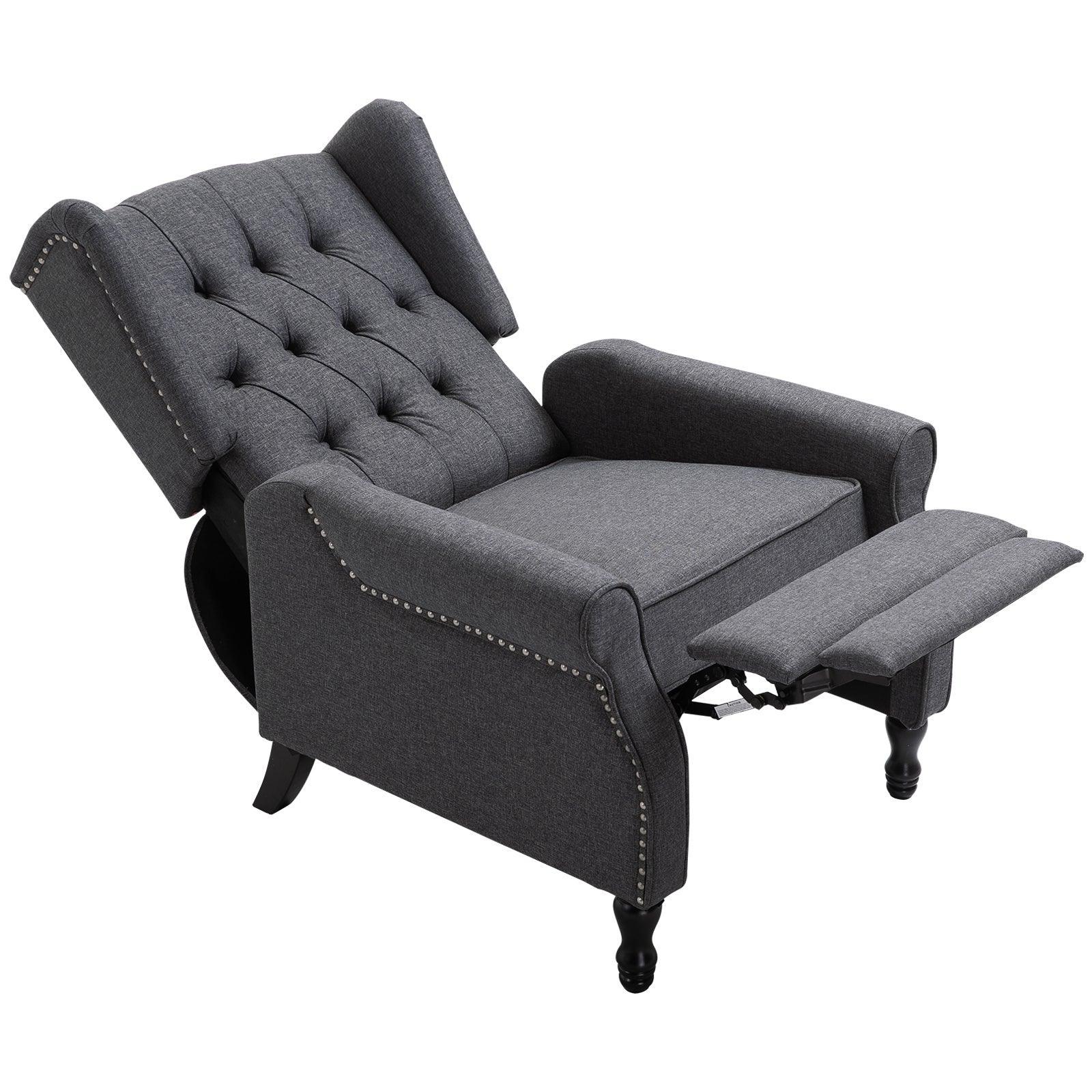 HOMCOM Recliner Armchair - Elegant & Comfy - ALL4U RETAILER LTD