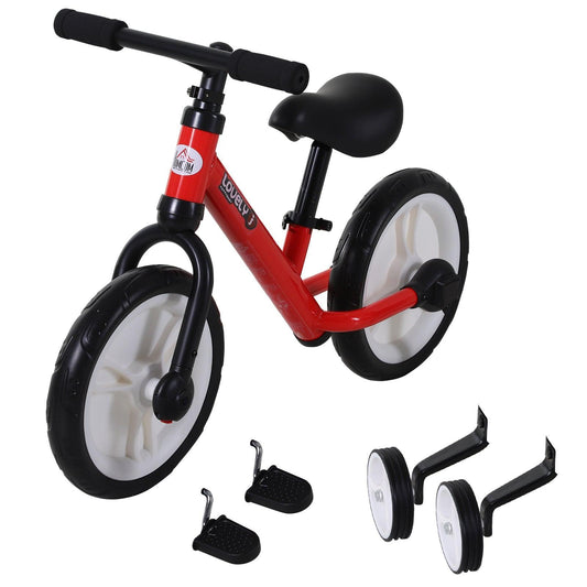 HOMCOM Red Kids Balance Bike - ALL4U RETAILER LTD