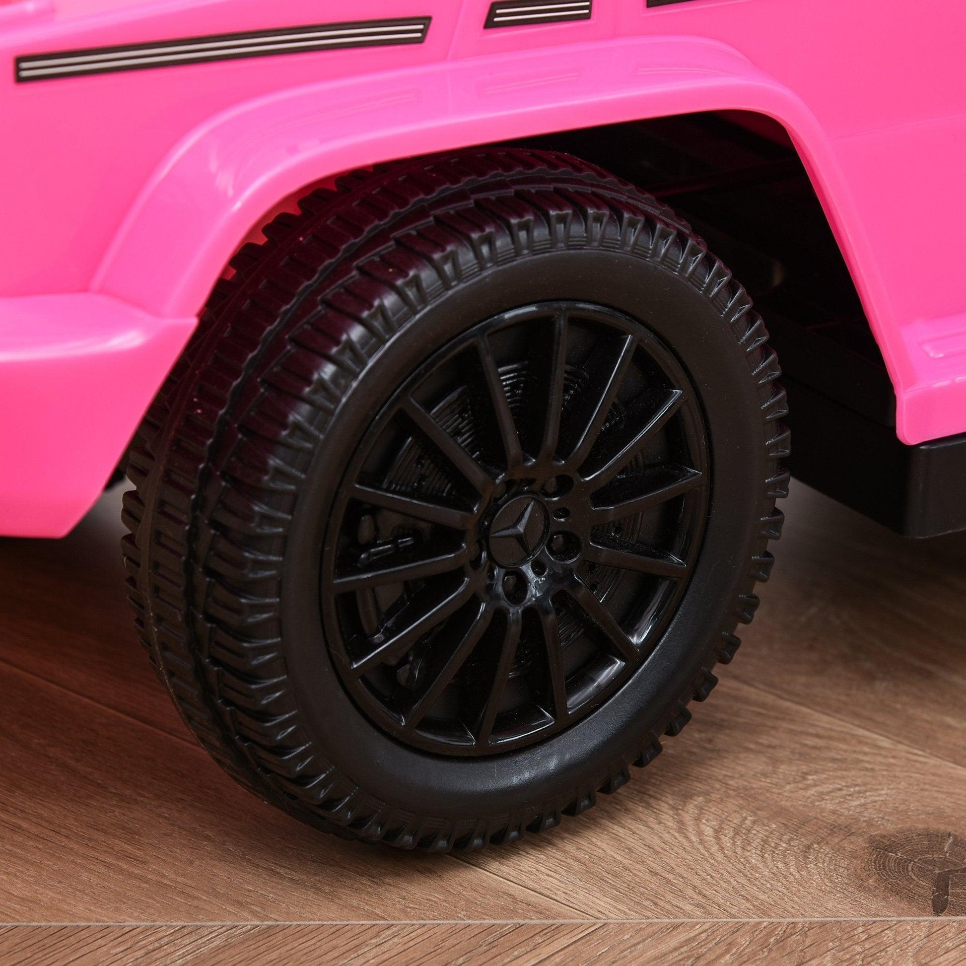 HOMCOM Ride-On Mercedes-Benz G350 Walker: Pink - ALL4U RETAILER LTD