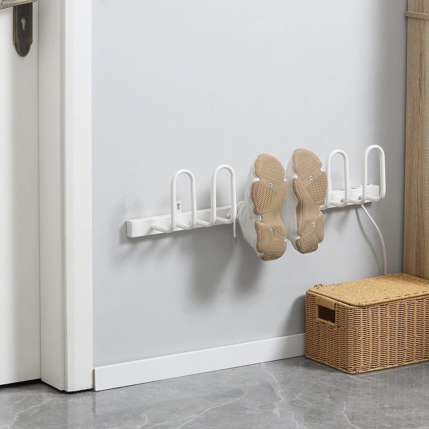 HOMCOM Shoe Dryer: Wall Mounted Electric Warmers - ALL4U RETAILER LTD