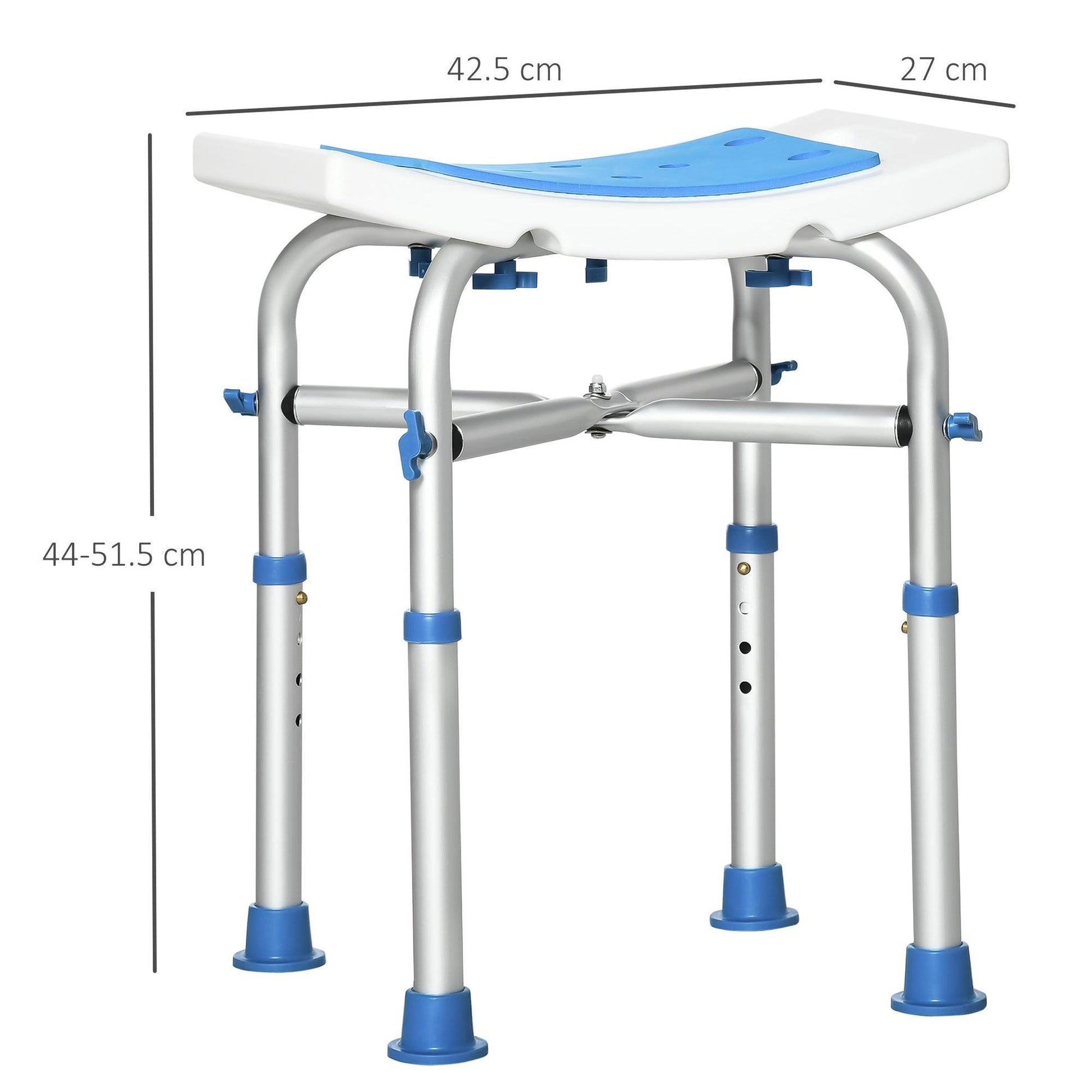 HOMCOM Shower Chair for Elderly & Disabled - ALL4U RETAILER LTD