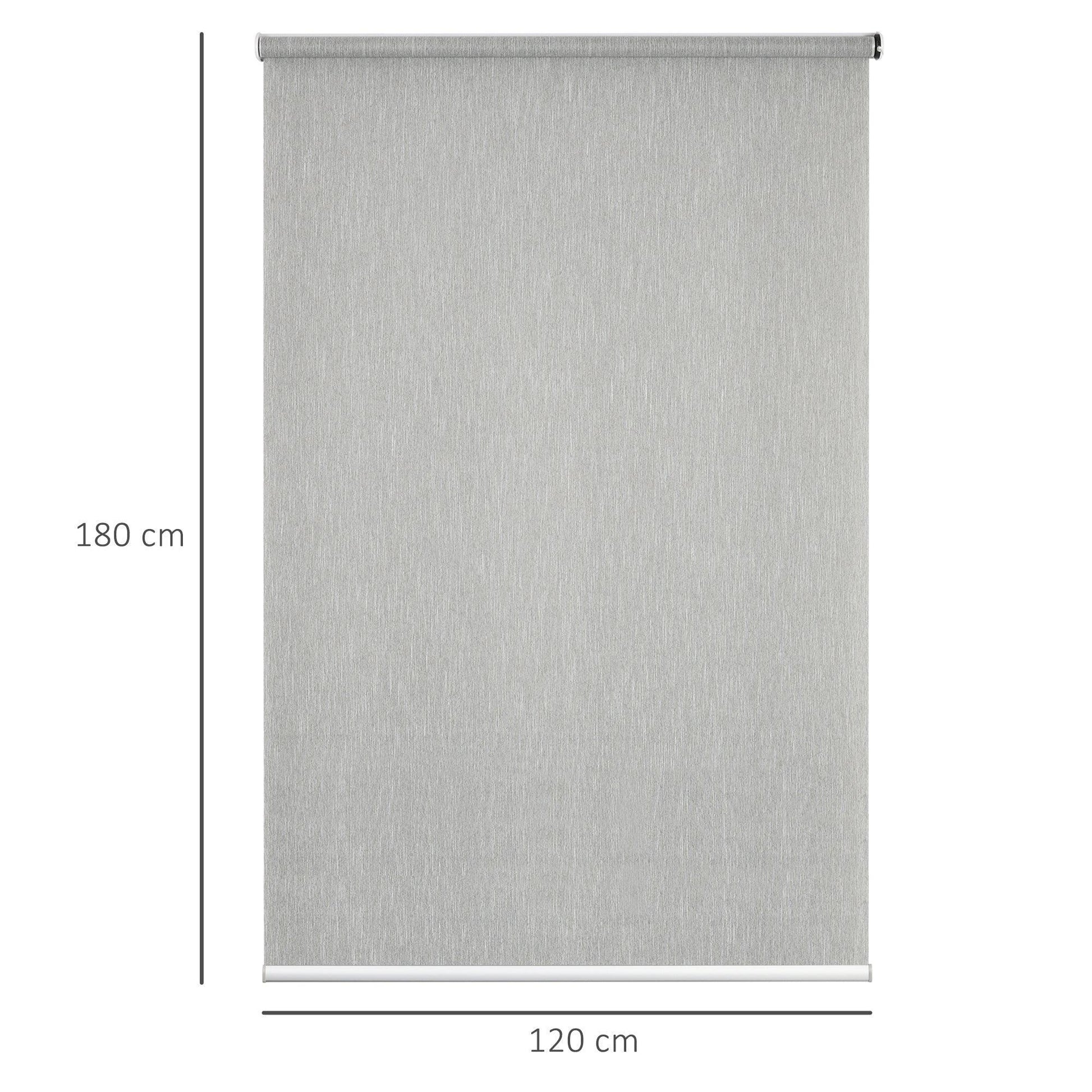 HOMCOM Smart UV-protective Roller Blinds (60x180 cm) - ALL4U RETAILER LTD