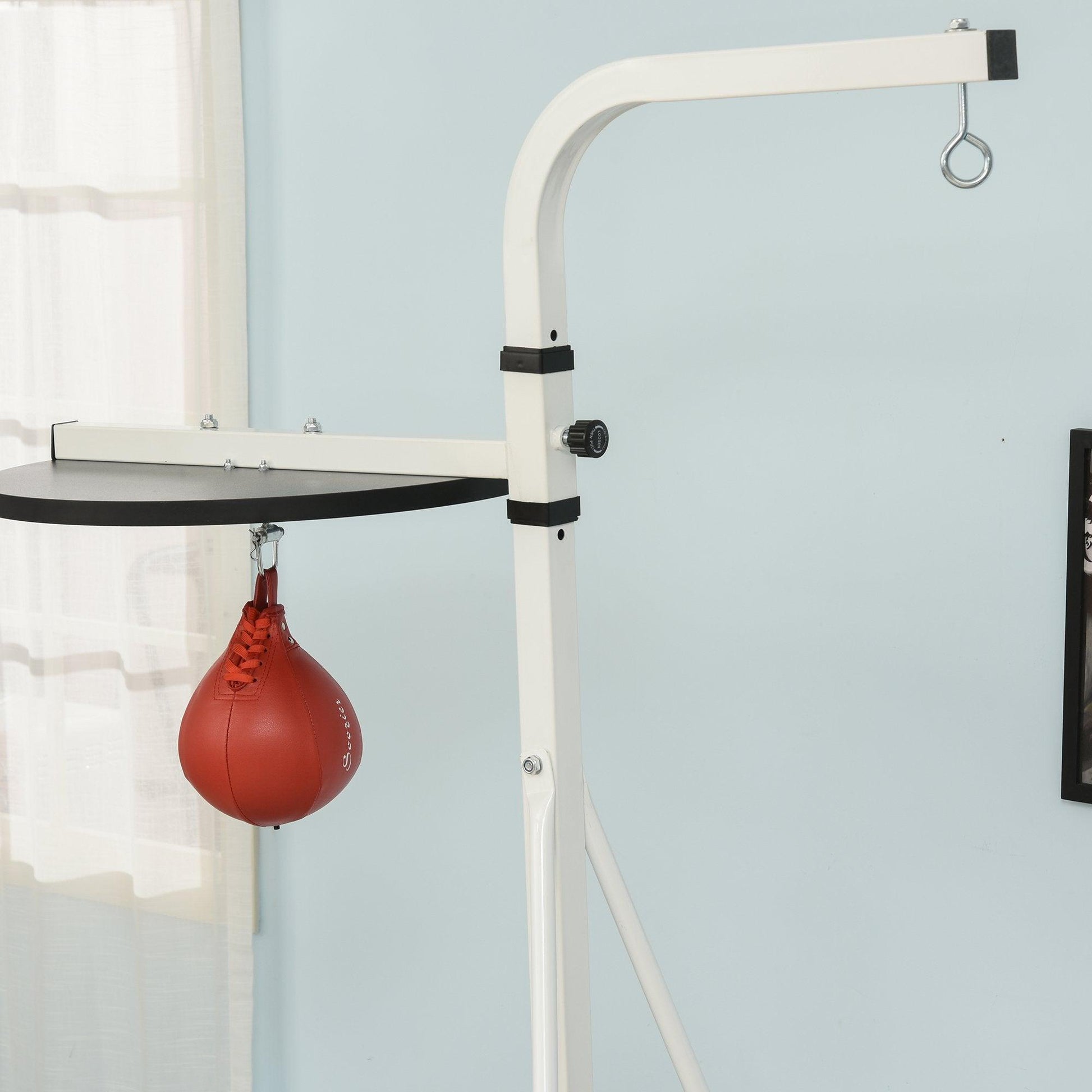 HOMCOM Speed Bag Boxing Platform: Efficient Fitness Stand - ALL4U RETAILER LTD