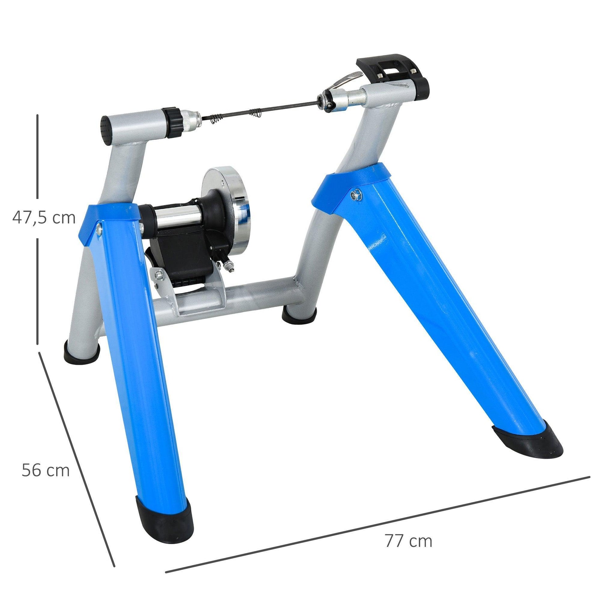 HOMCOM Steel Bike Rack Trainer - 8 Levels - ALL4U RETAILER LTD