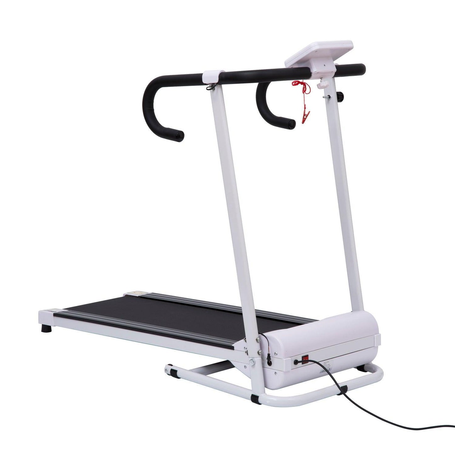 HOMCOM Steel Folding Motorized Treadmill, LCD Monitor - ALL4U RETAILER LTD