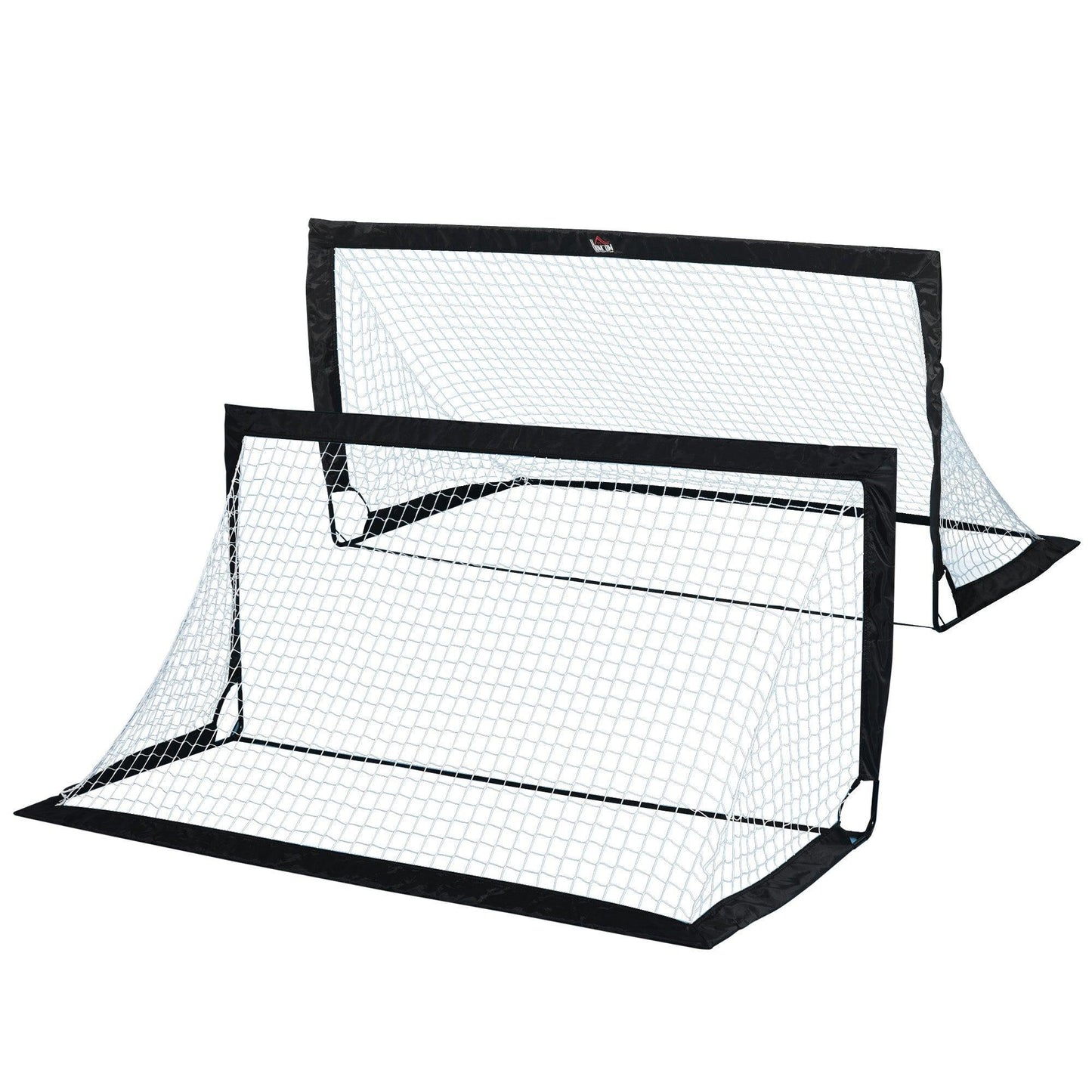 HOMCOM Steel Football Goal - Weather Resistant - ALL4U RETAILER LTD