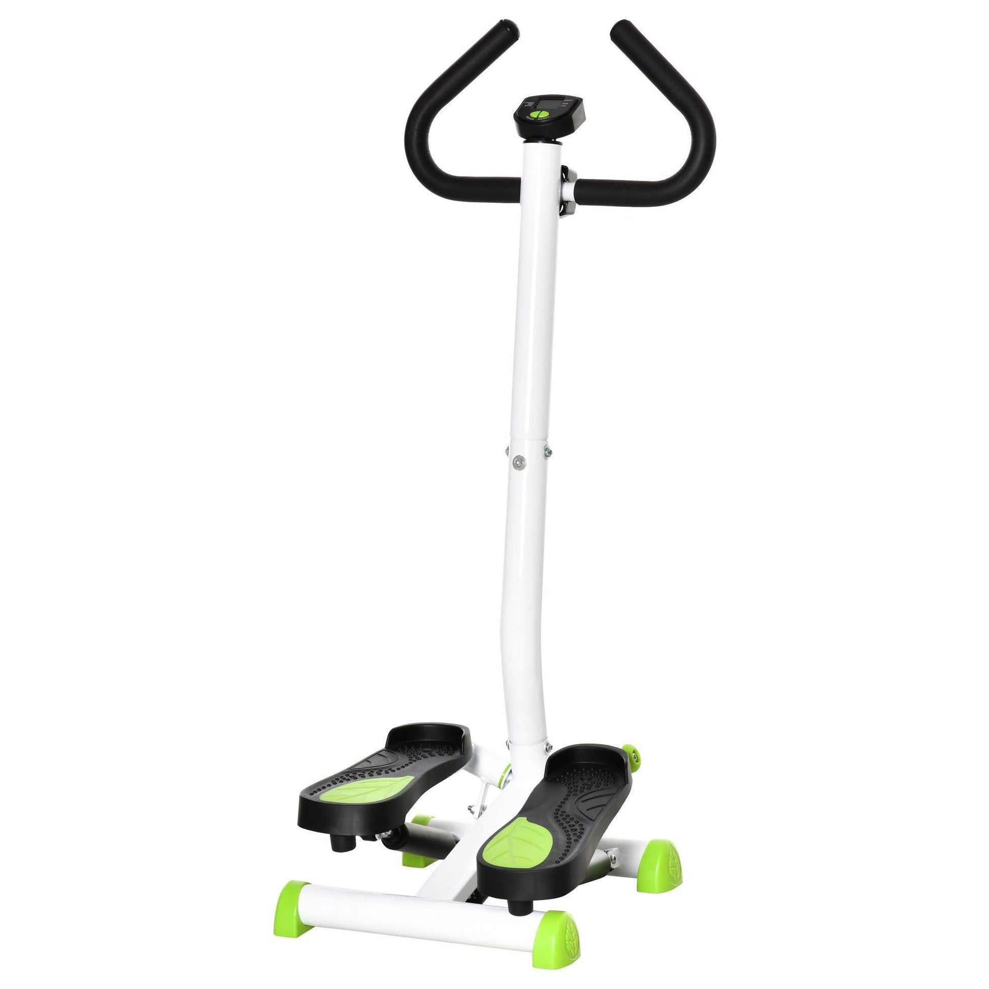 HOMCOM Stepper with LCD Screen & Handlebars - ALL4U RETAILER LTD